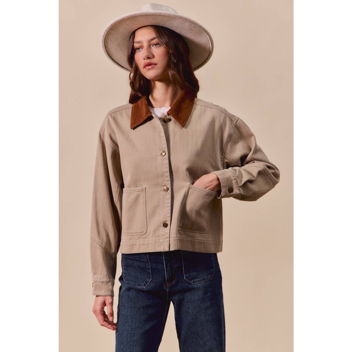 Rowan Cropped Barn Jacket