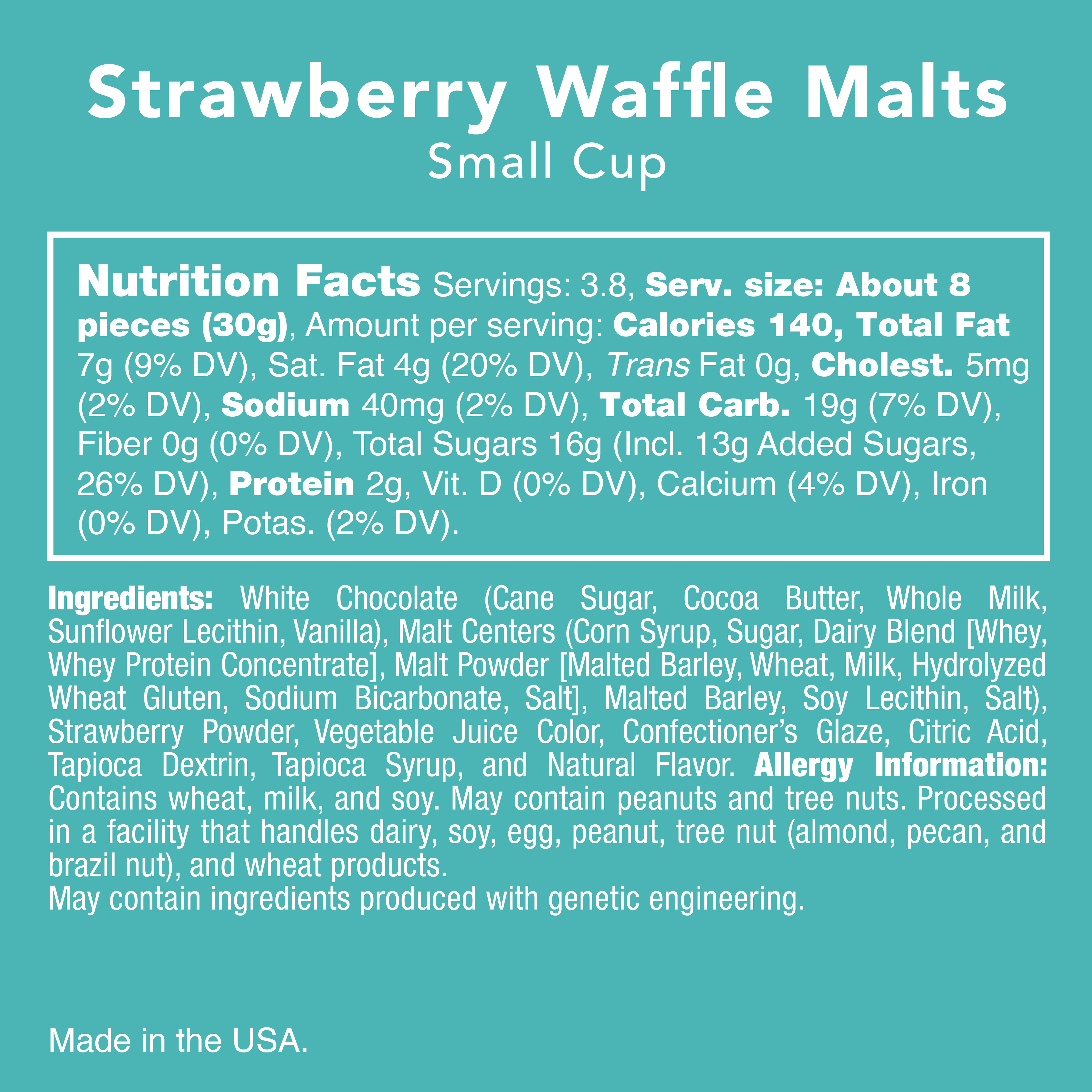 Strawberry Waffle Malts  | PLATINUM COLLECTION