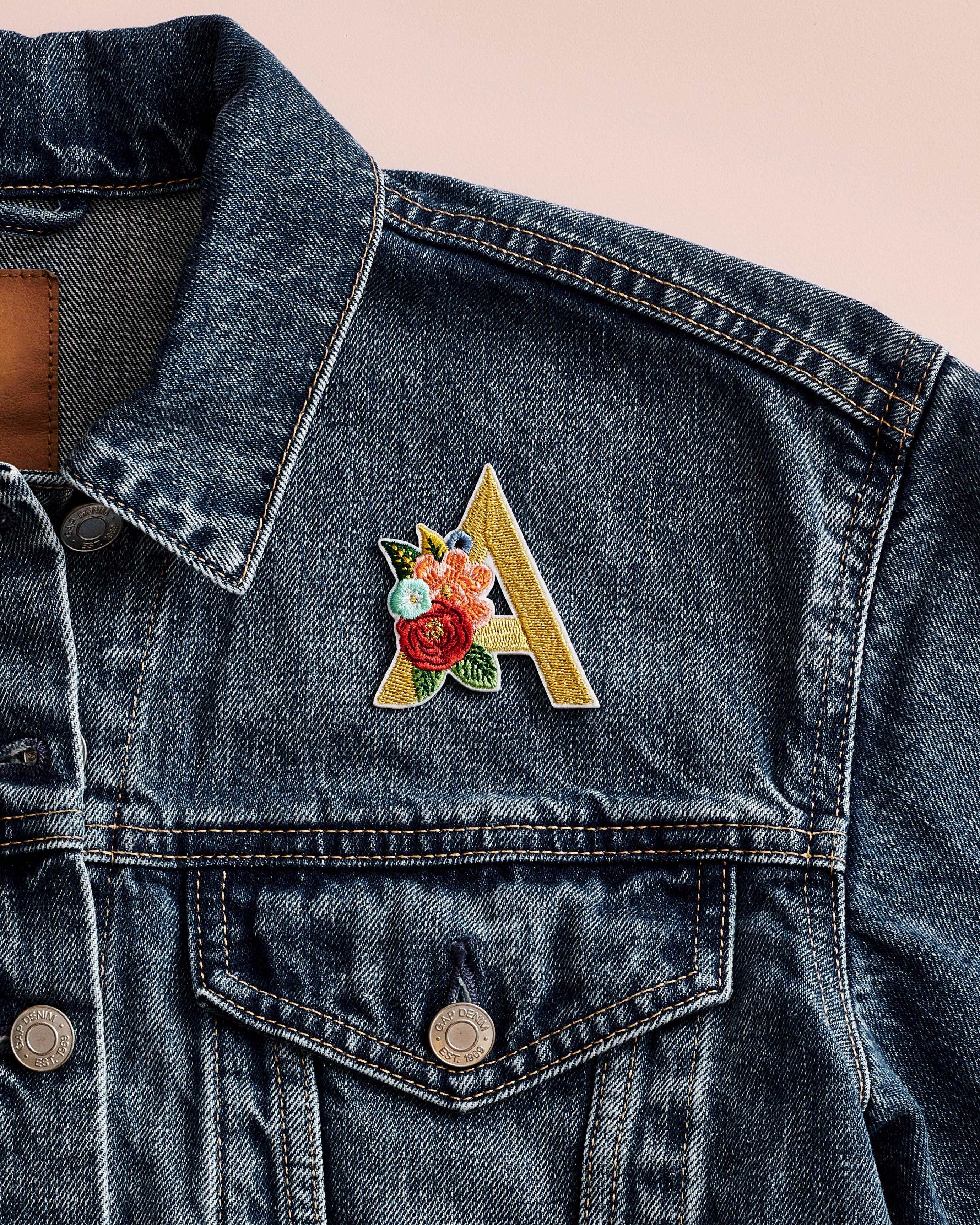 Garden Party Monogram Patch