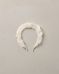 GATHERED HEADBAND || IVORY