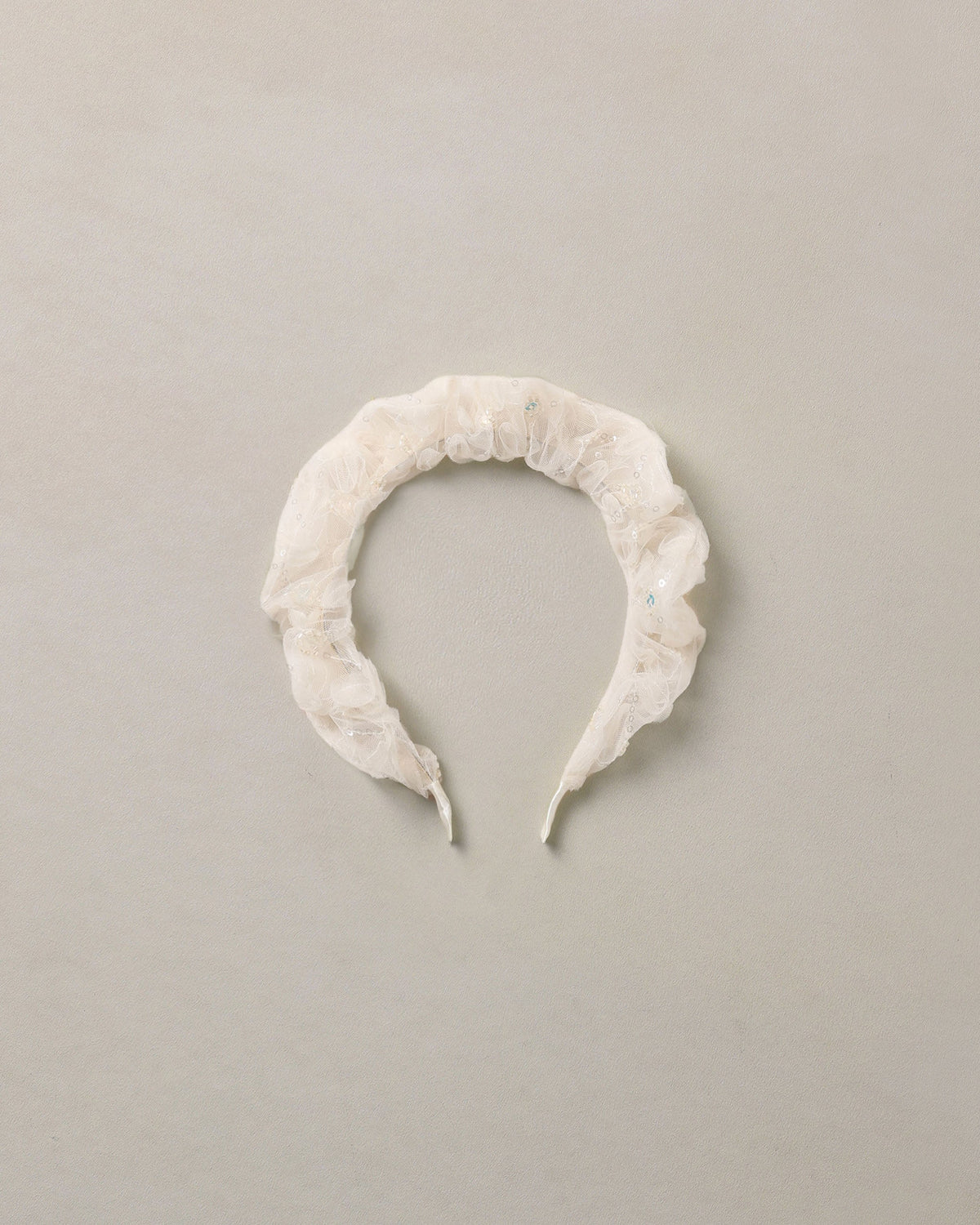 GATHERED HEADBAND || IVORY