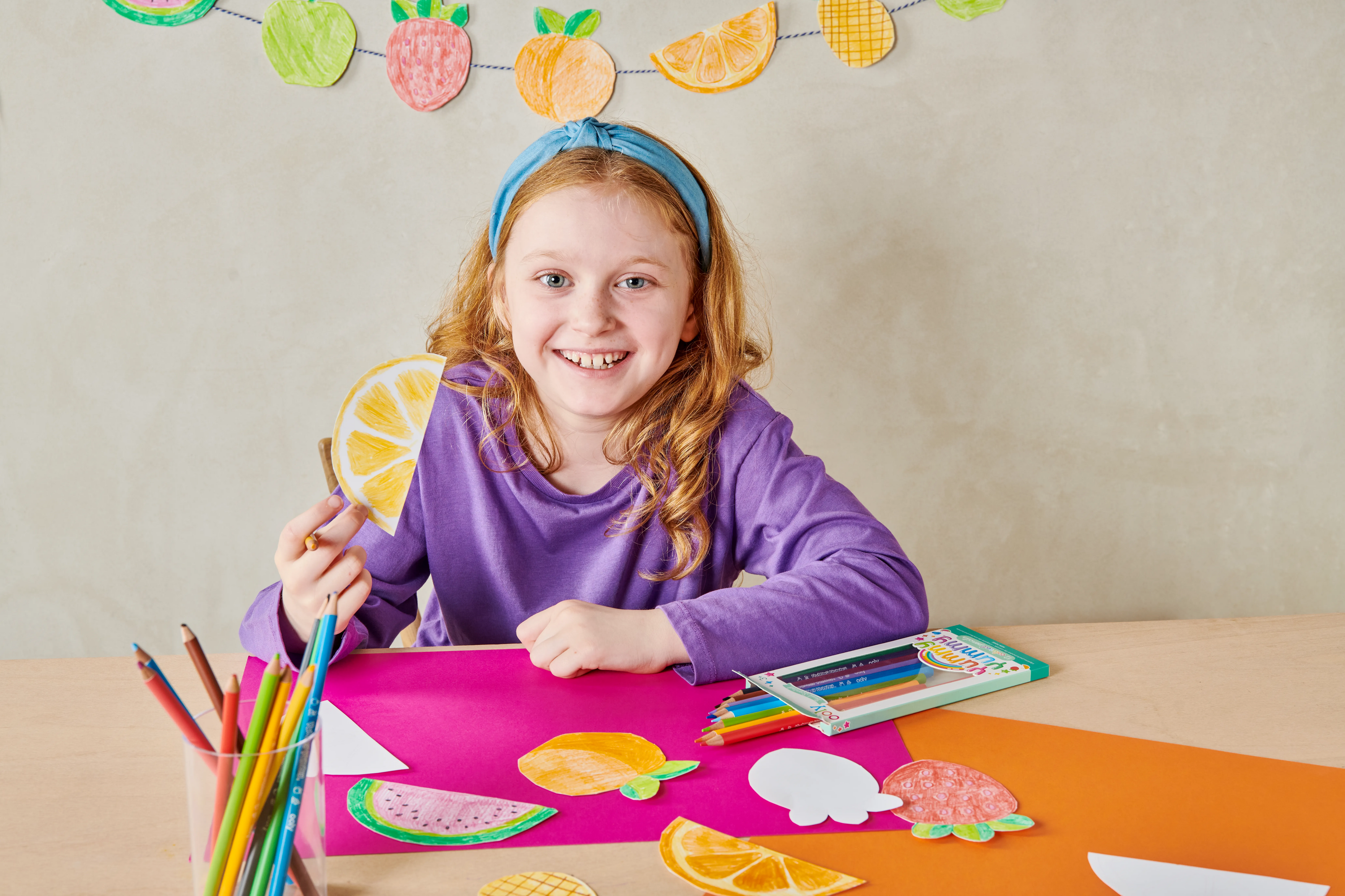 Yummy Yummy Fruit Scented Colored Pencils