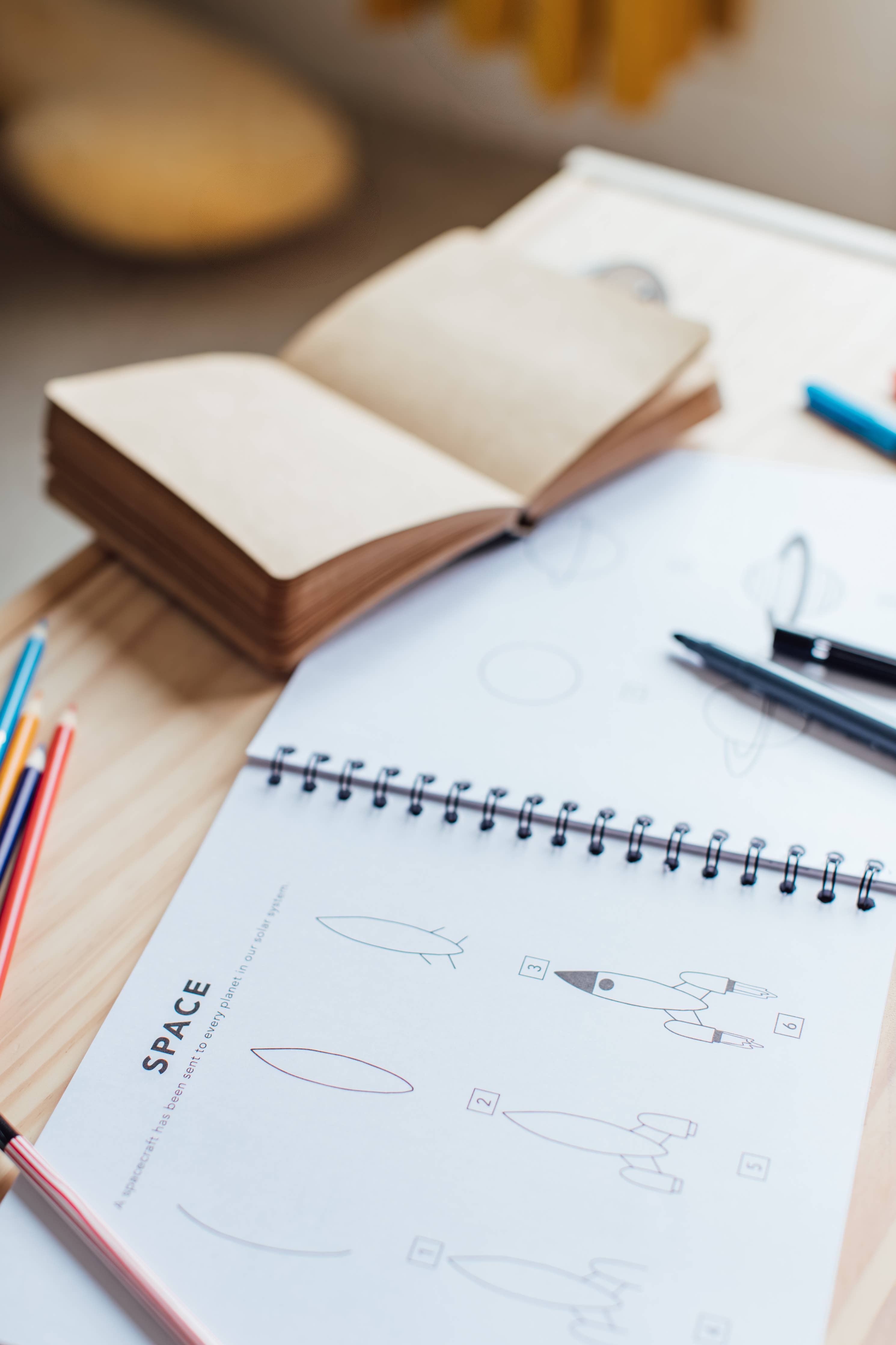 How to Draw Books for Kids (Spiral) || All Things