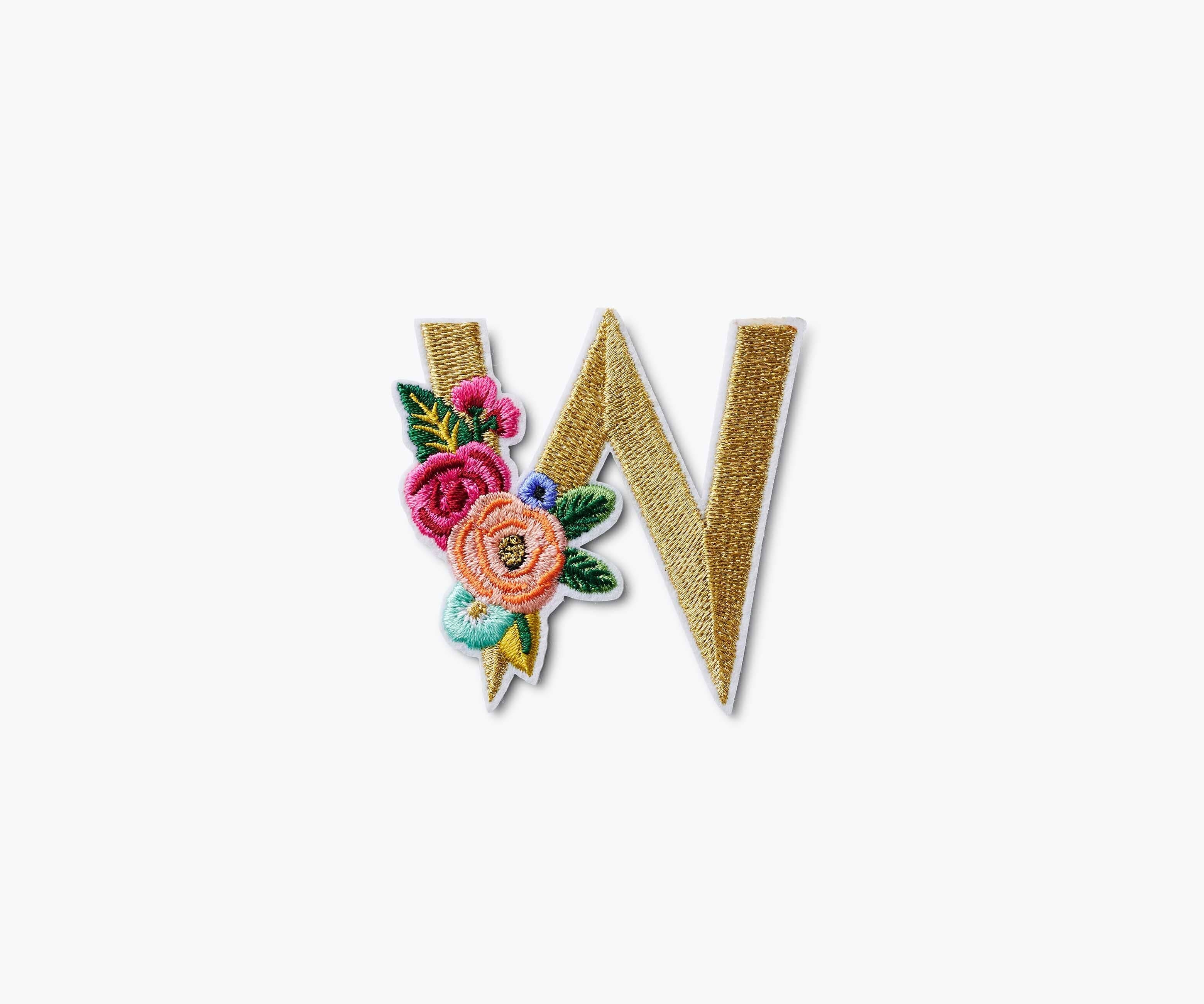 Garden Party Monogram Patch