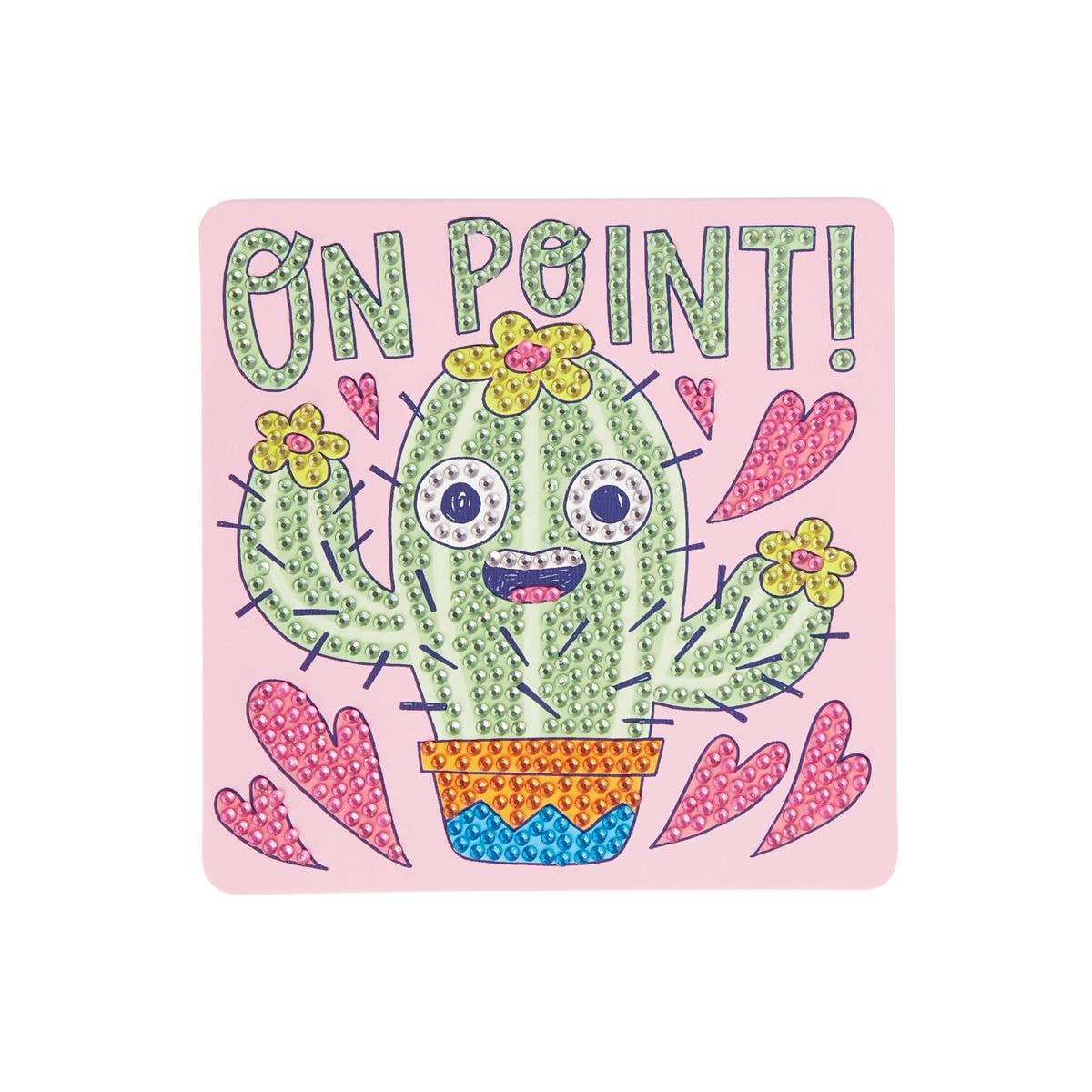 Razzle Dazzle D.I.Y. Mini Gem Art Kit: Cheery Cactus