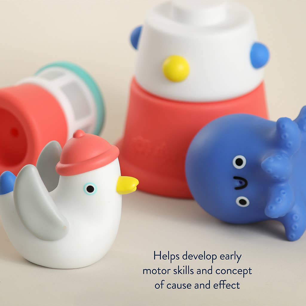 Stack & Squirt™ Bath + Water Toy