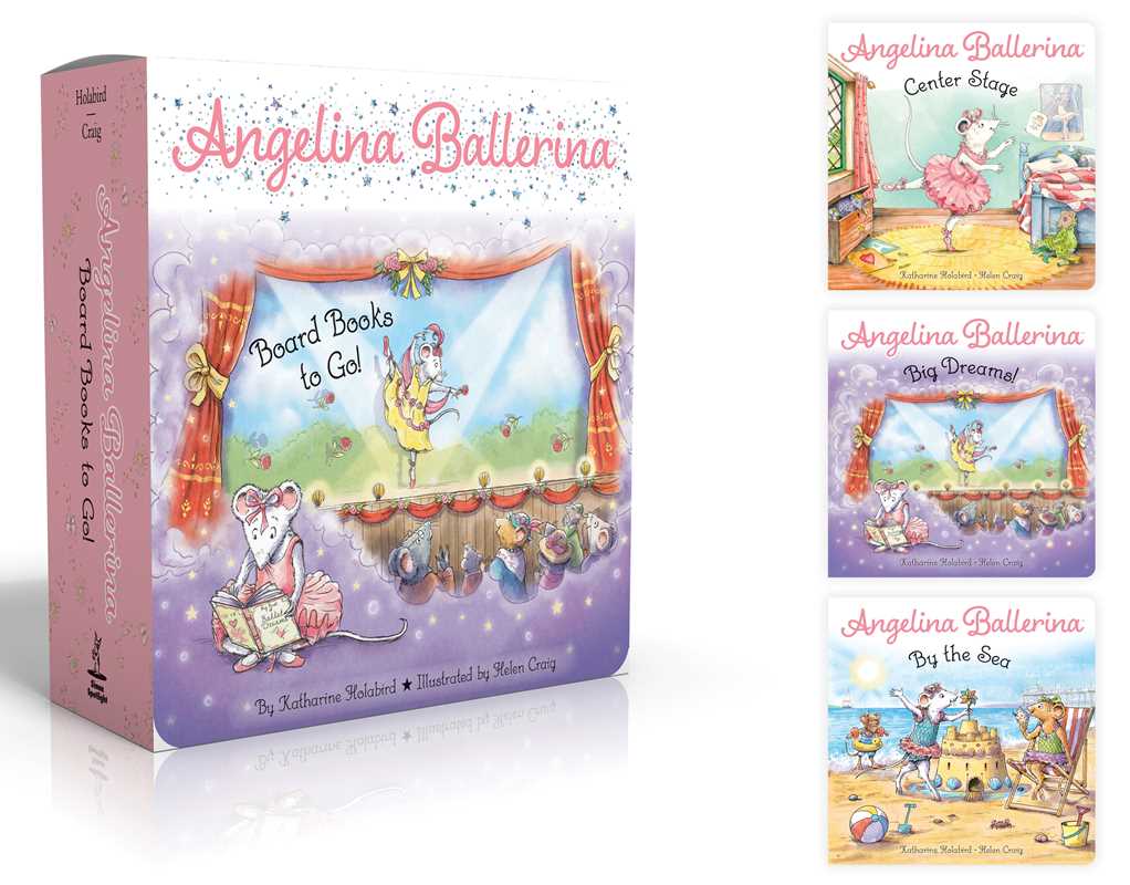 Angelina Ballerina Board Books to Go! (Boxed Set)