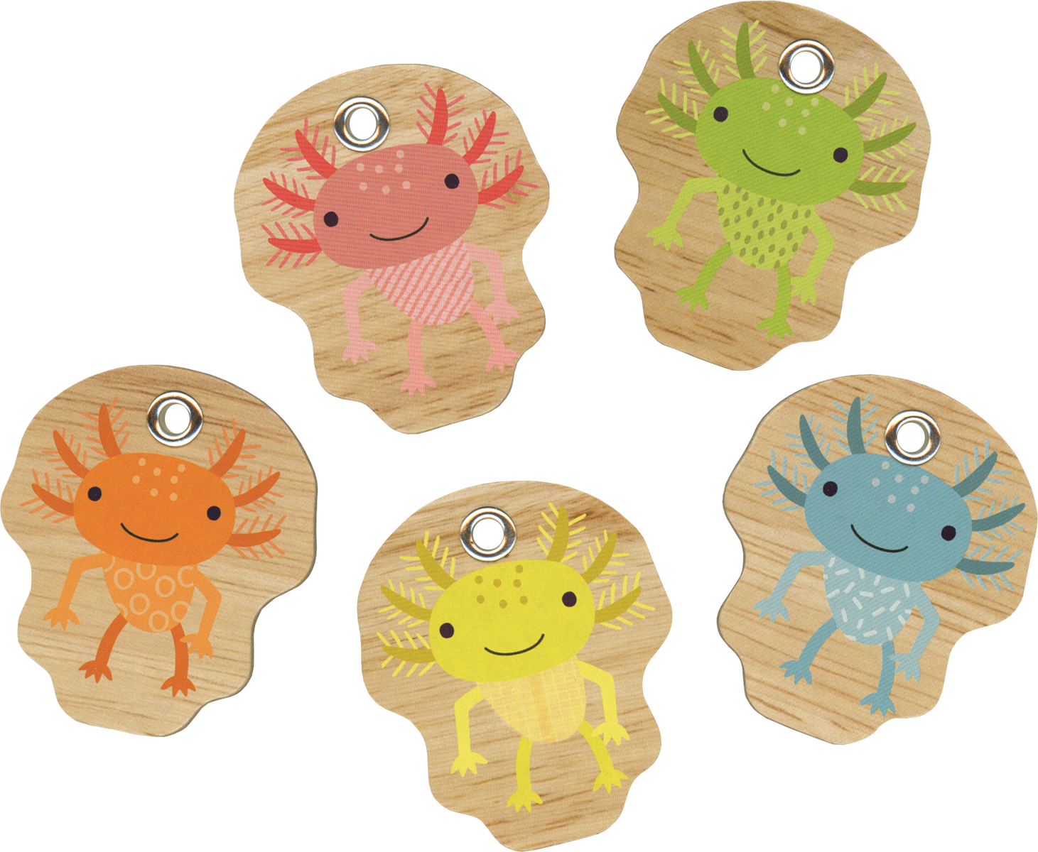 5 Little Axolotls