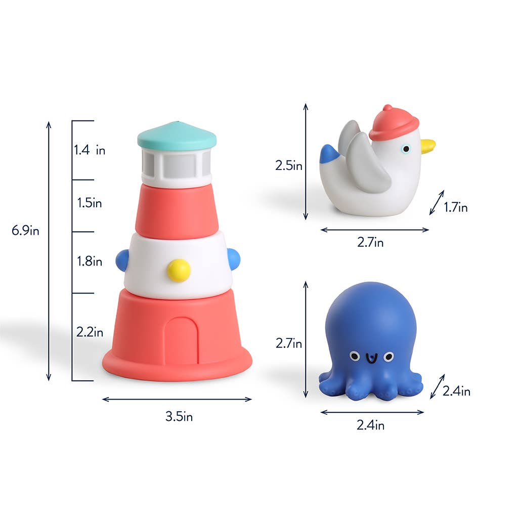 Stack & Squirt™ Bath + Water Toy