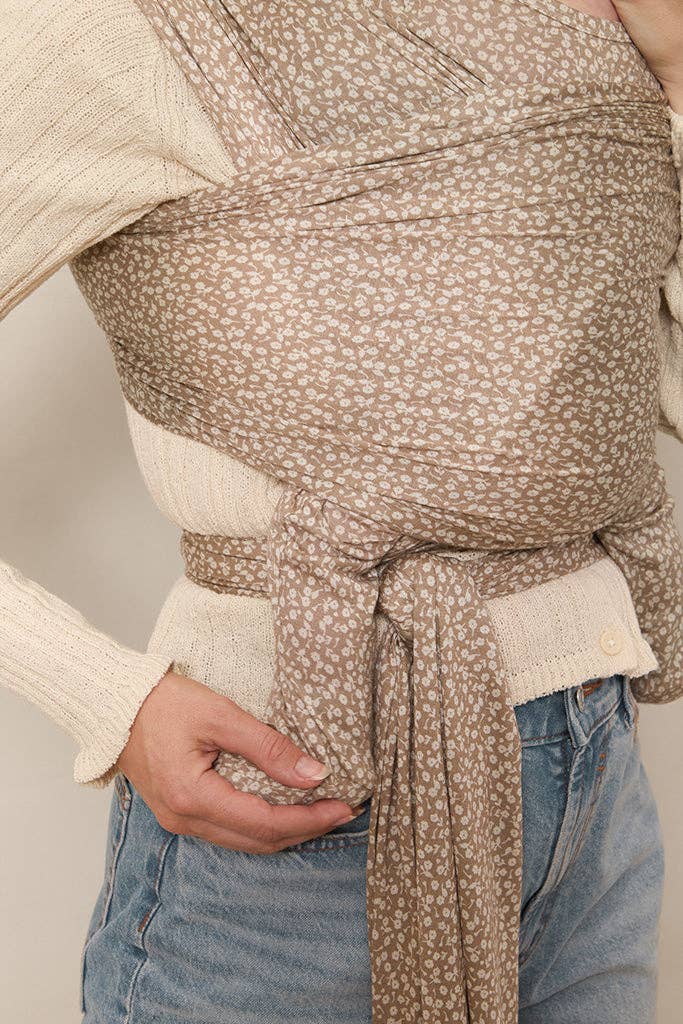 Cream Floral Wrap