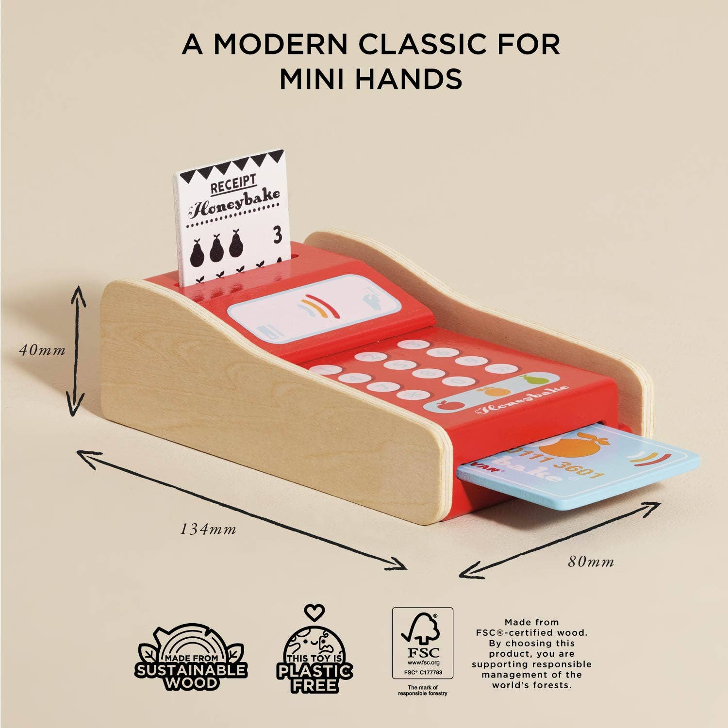Wooden Shop Card Machine