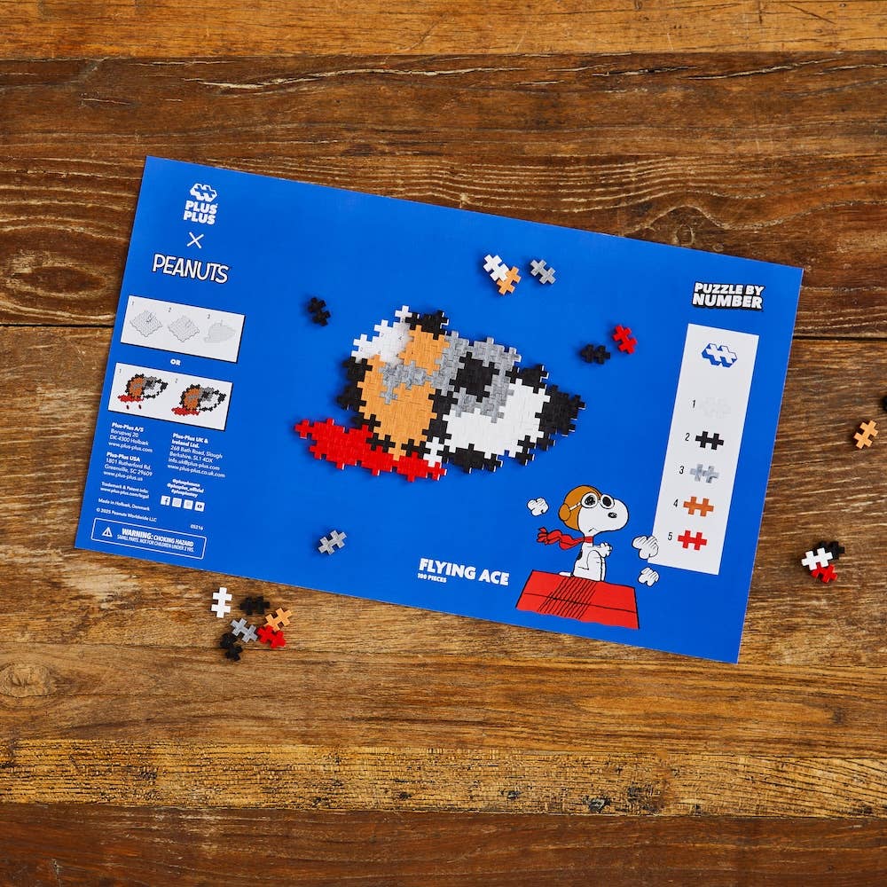 Peanuts Puzzle By Number || Box Flying Ace