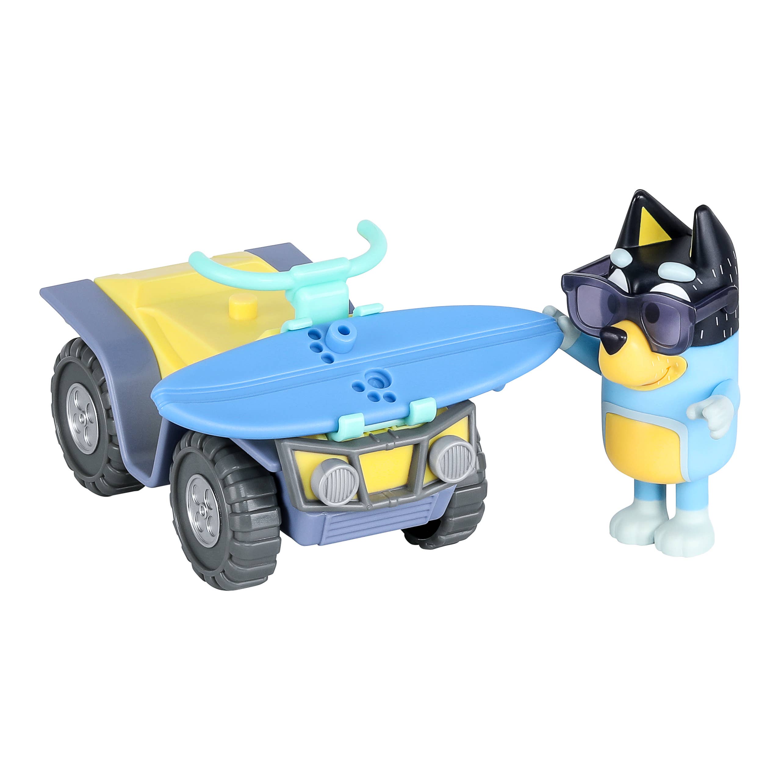 Bluey Vehicle and Figure Pack Beach Quad with Bandit