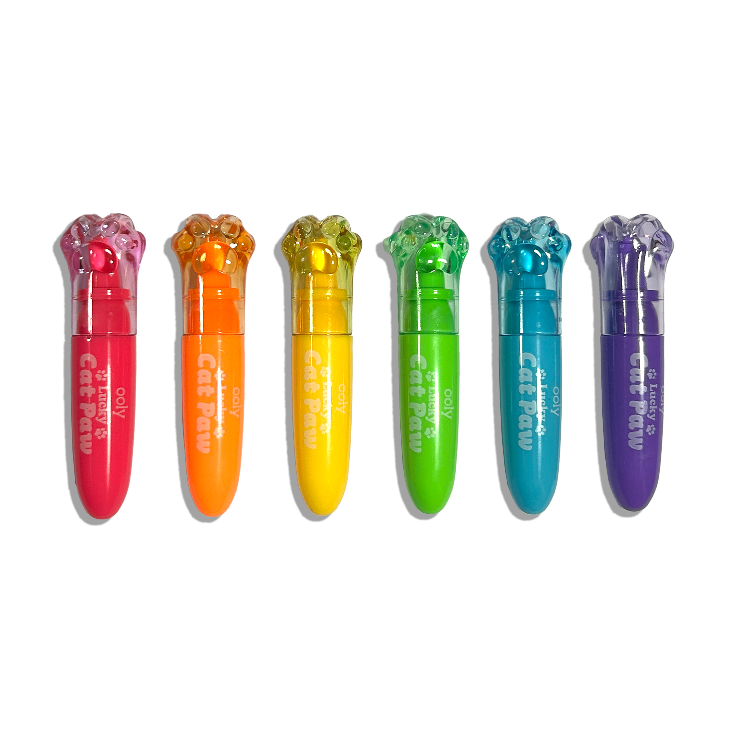 Lucky Cat Paw Neon Highlighters || Berry Scent
