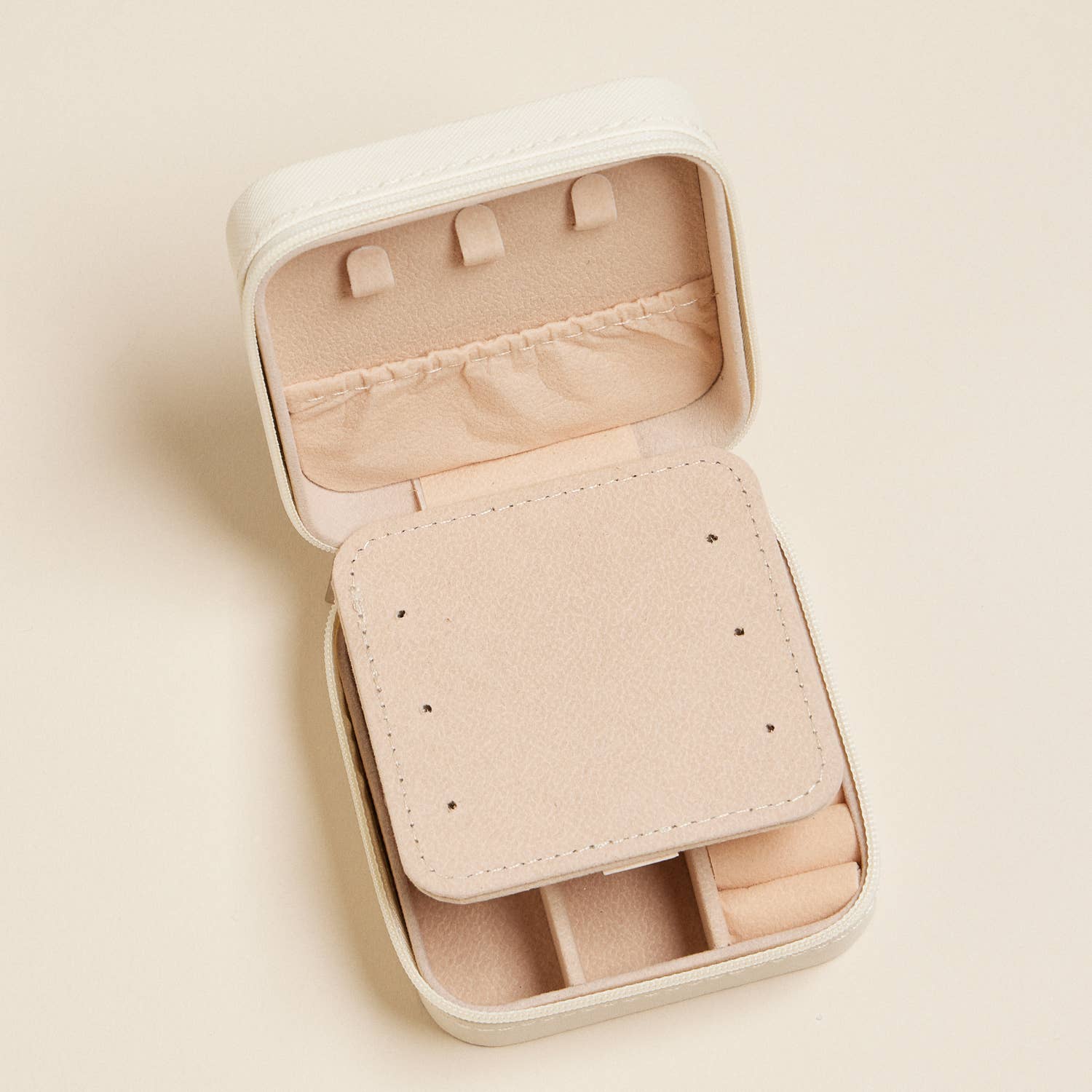 Pink Ditsy Travel Jewelry Box