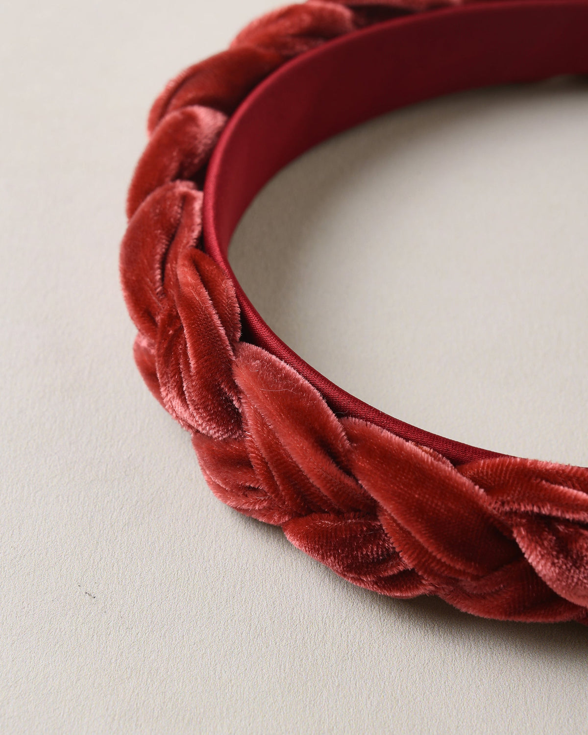 BRAIDED HEADBAND || RUBY