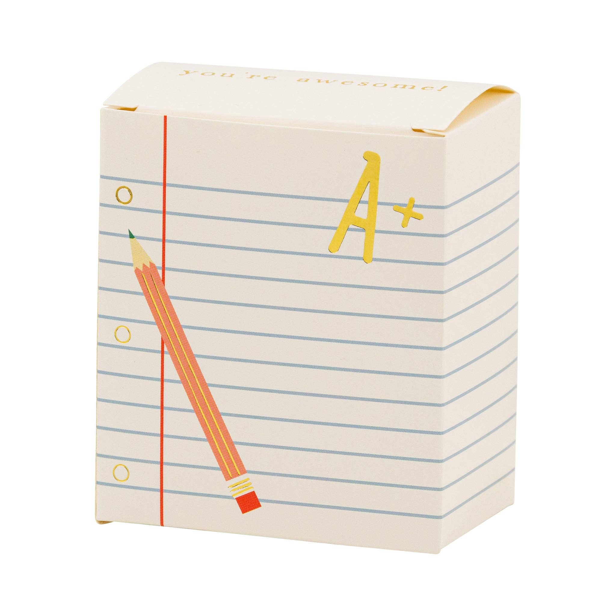 Ruled Paper Treat Box