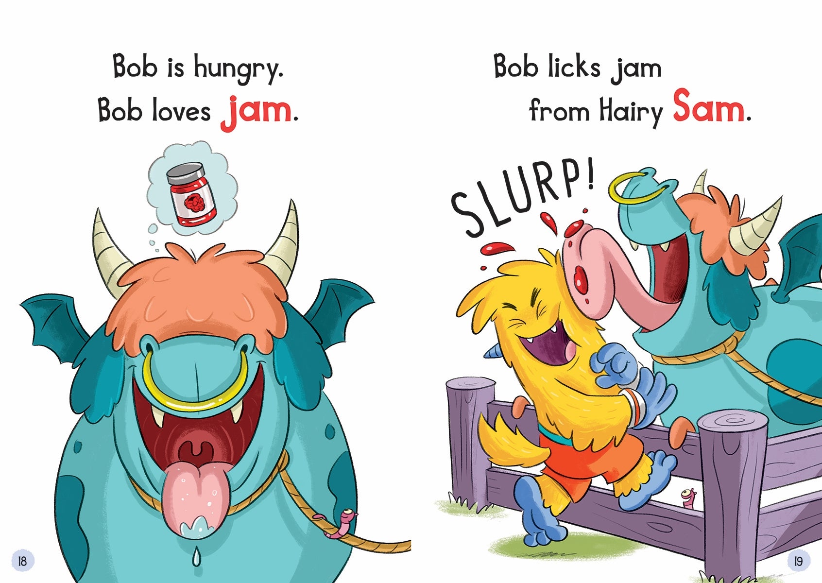 Hairy Sam Loves Bread and Jam (School of Monsters)