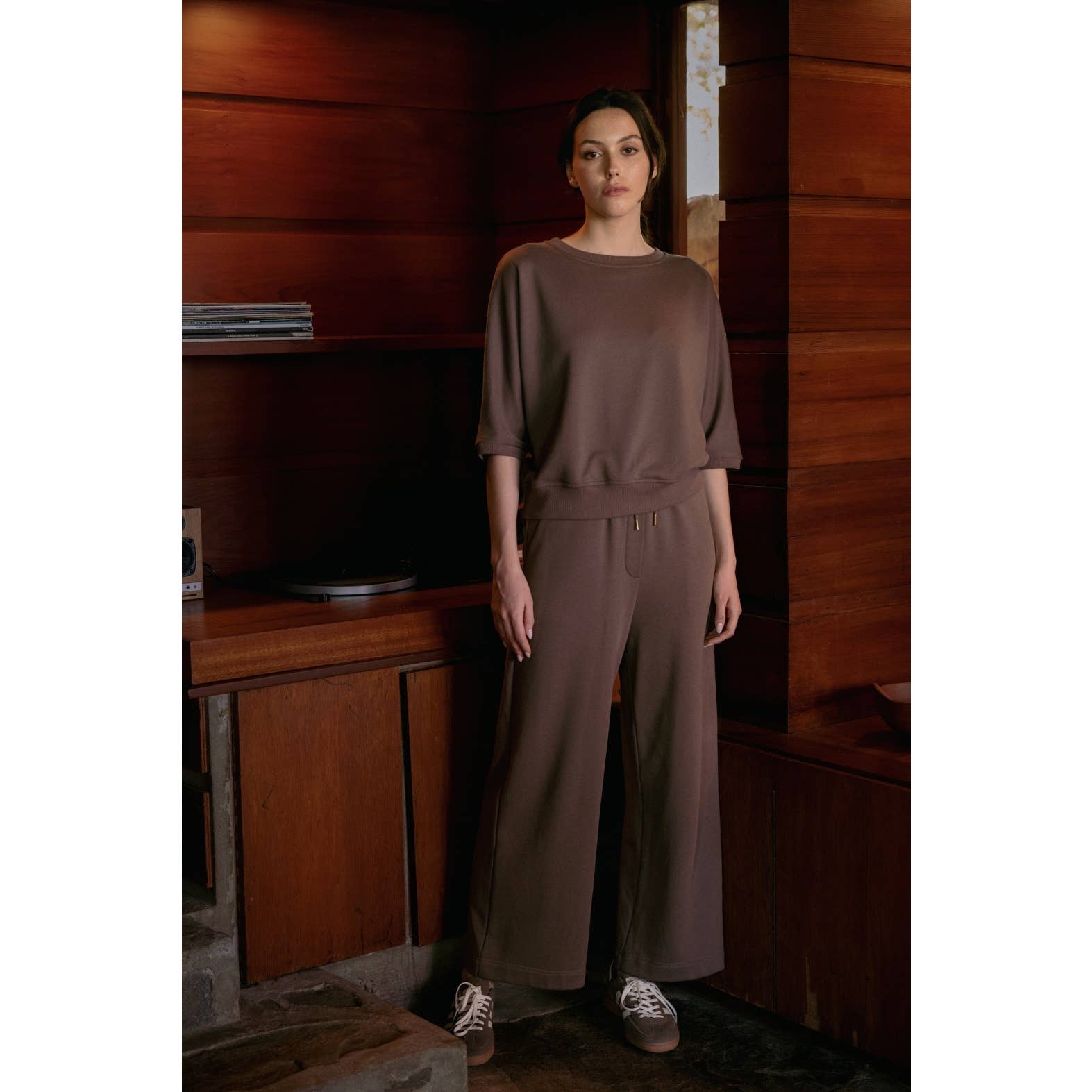 Straight Leg Pants || Truffle
