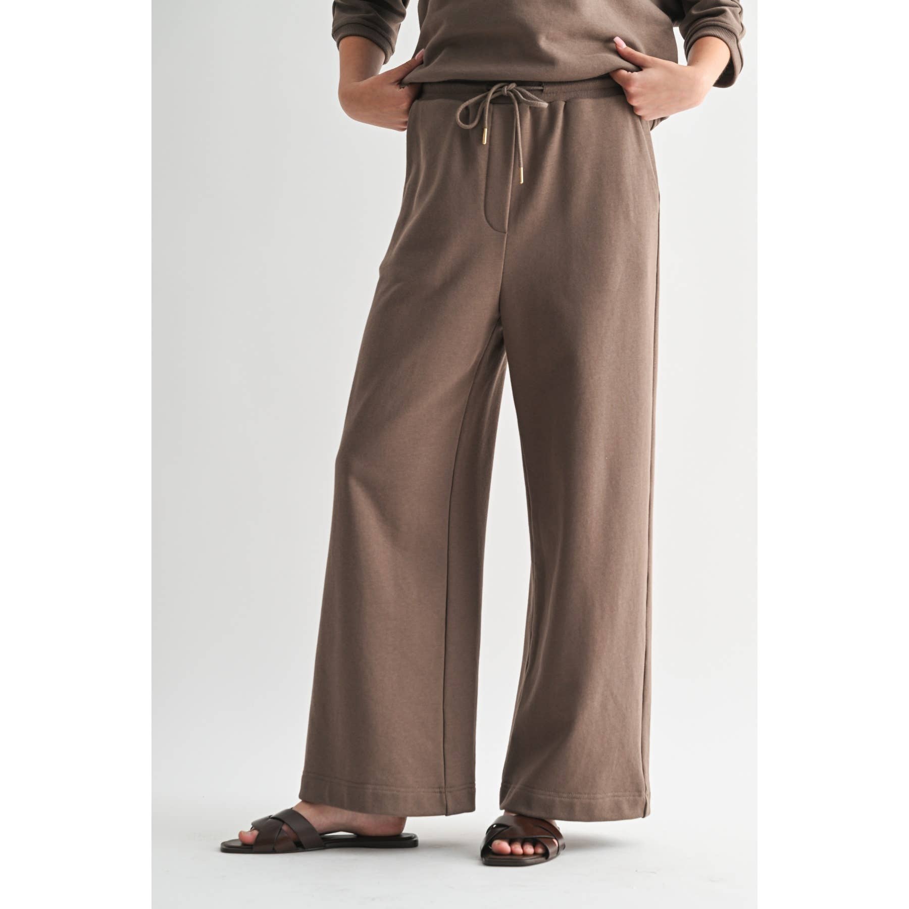Straight Leg Pants || Truffle