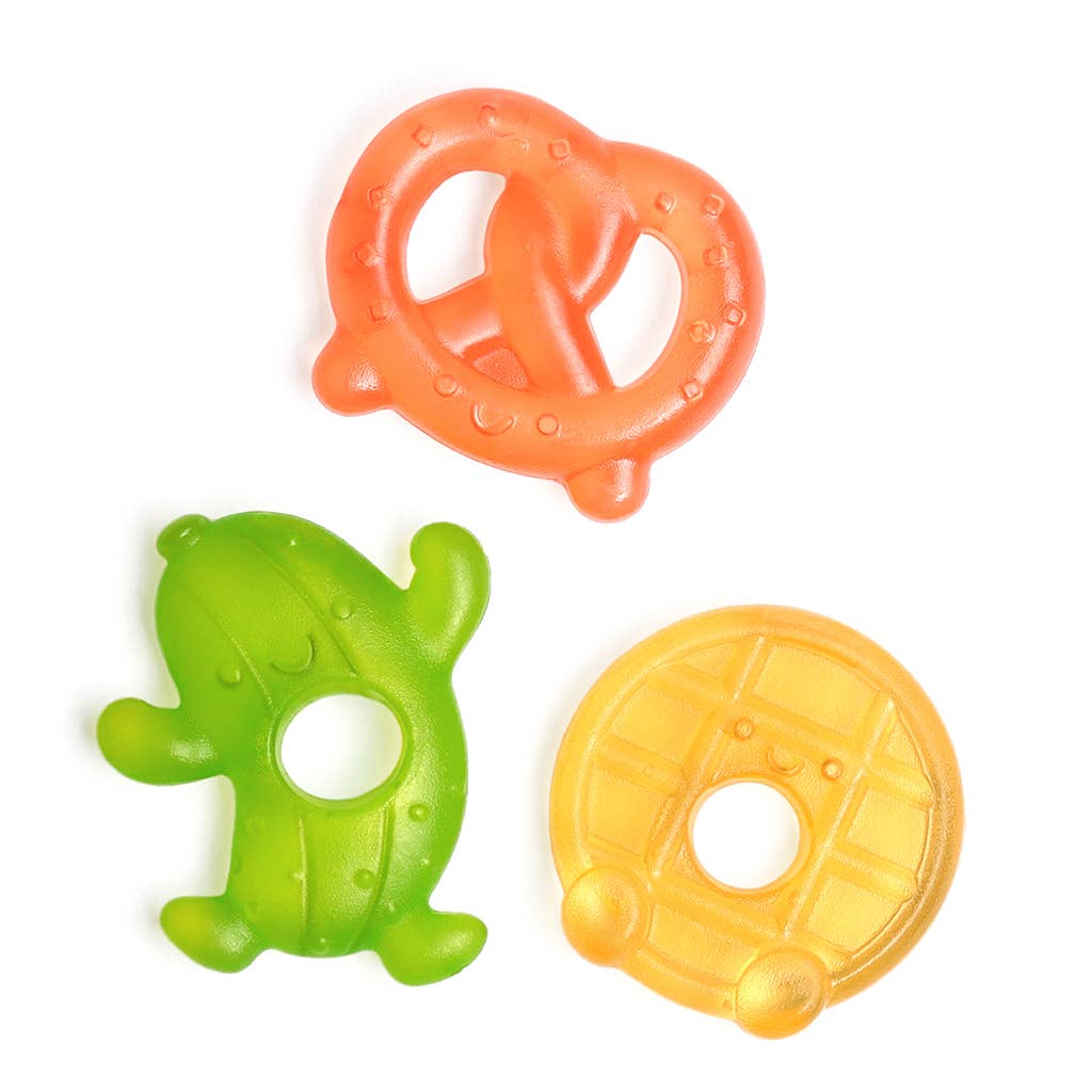 Cutie Coolers™ Water Filled Teethers (3-pack) || Silly Foods