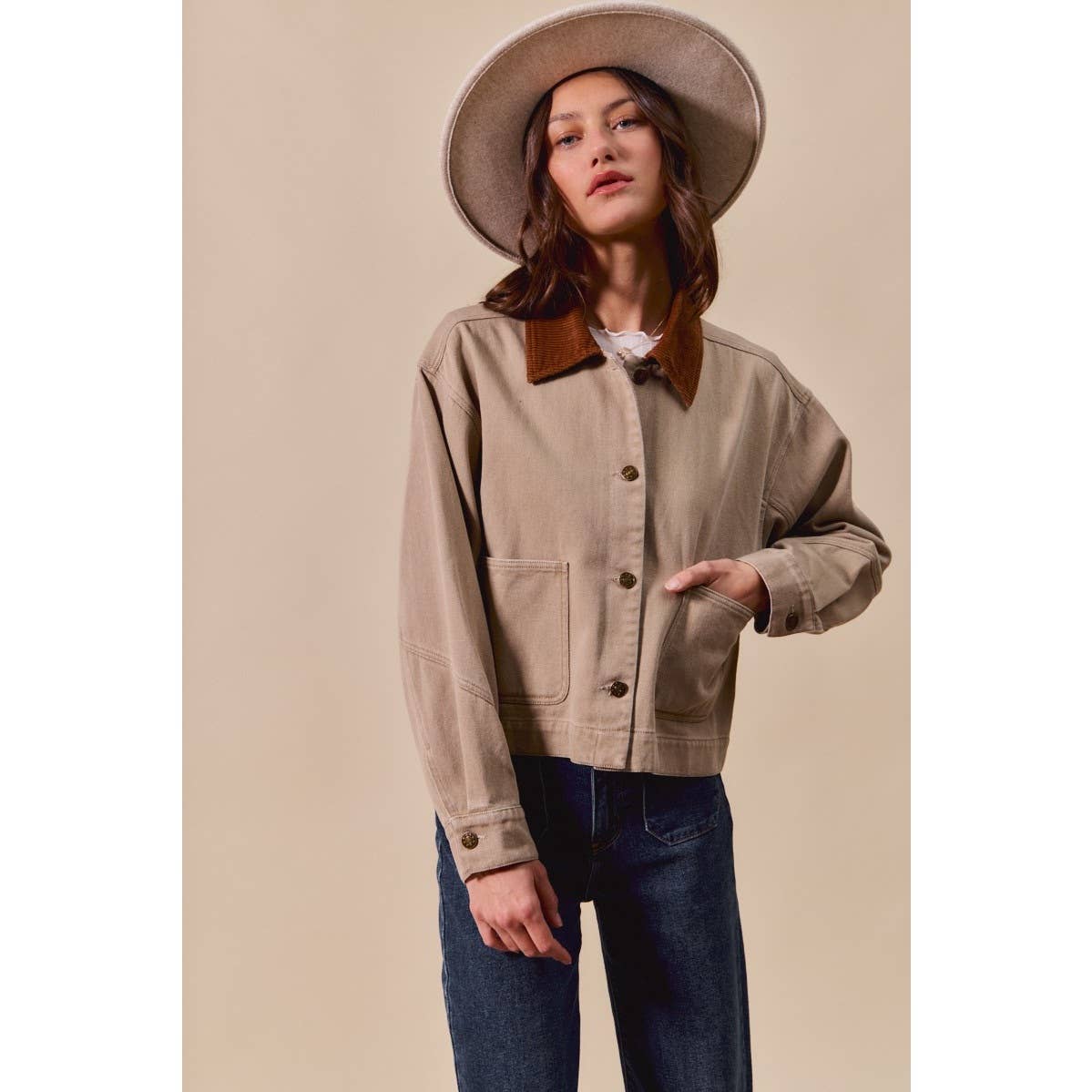 Rowan Cropped Barn Jacket