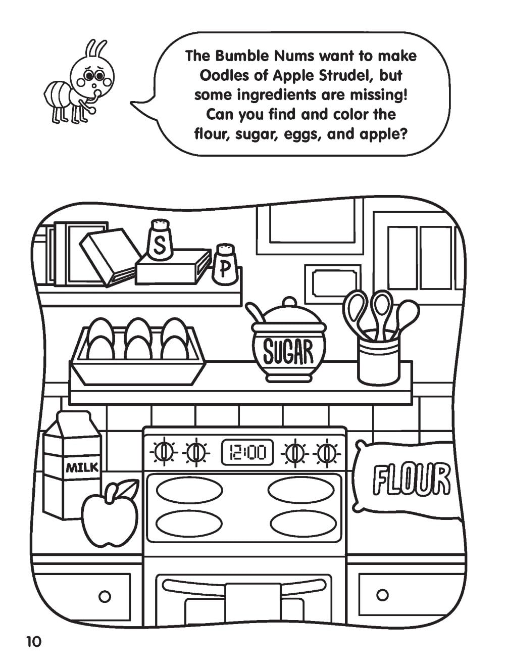 The Bumble Nums Coloring & Activity Book