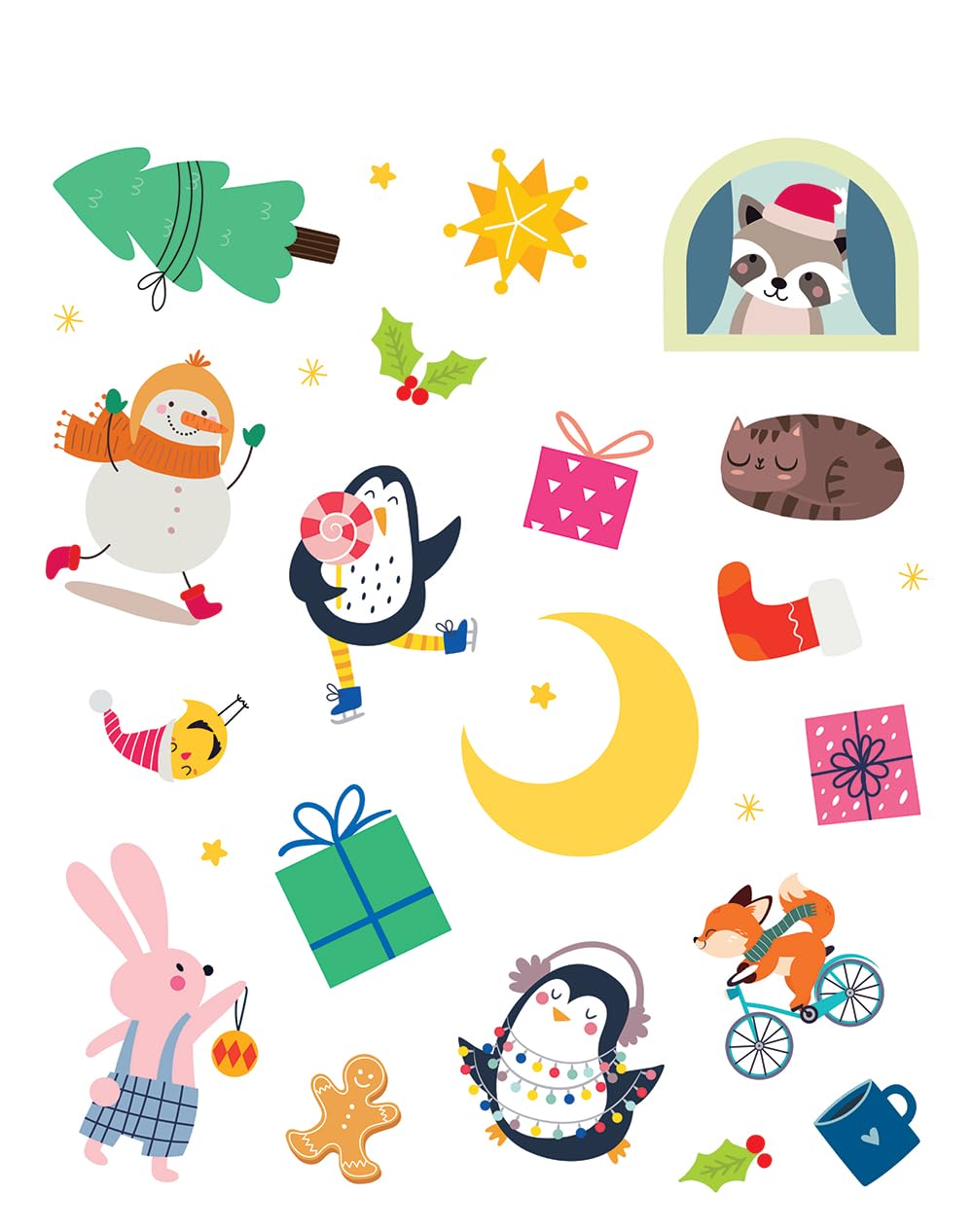Merry Christmas! Jelly Sticker Activity Pad