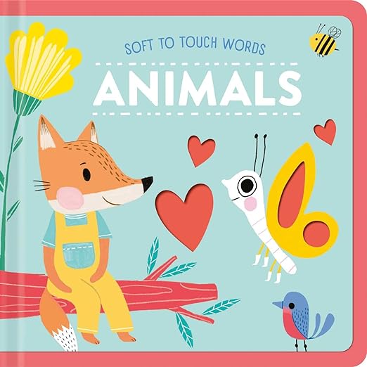 Soft To Touch Words Book || Animals