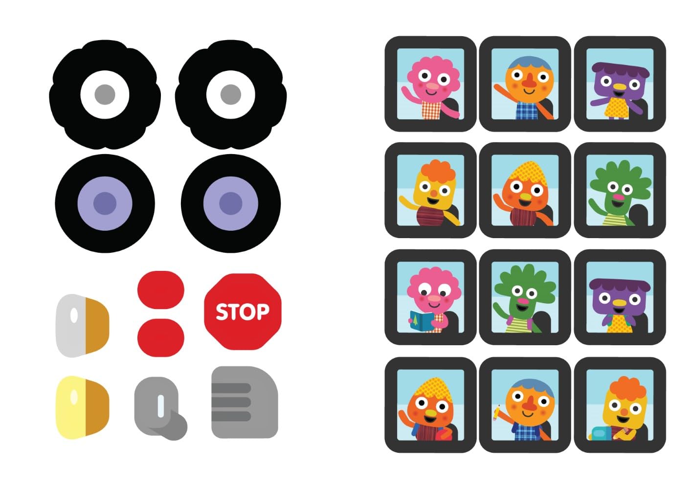 Super Simple The Wheels on the Bus Sticker Activity Book