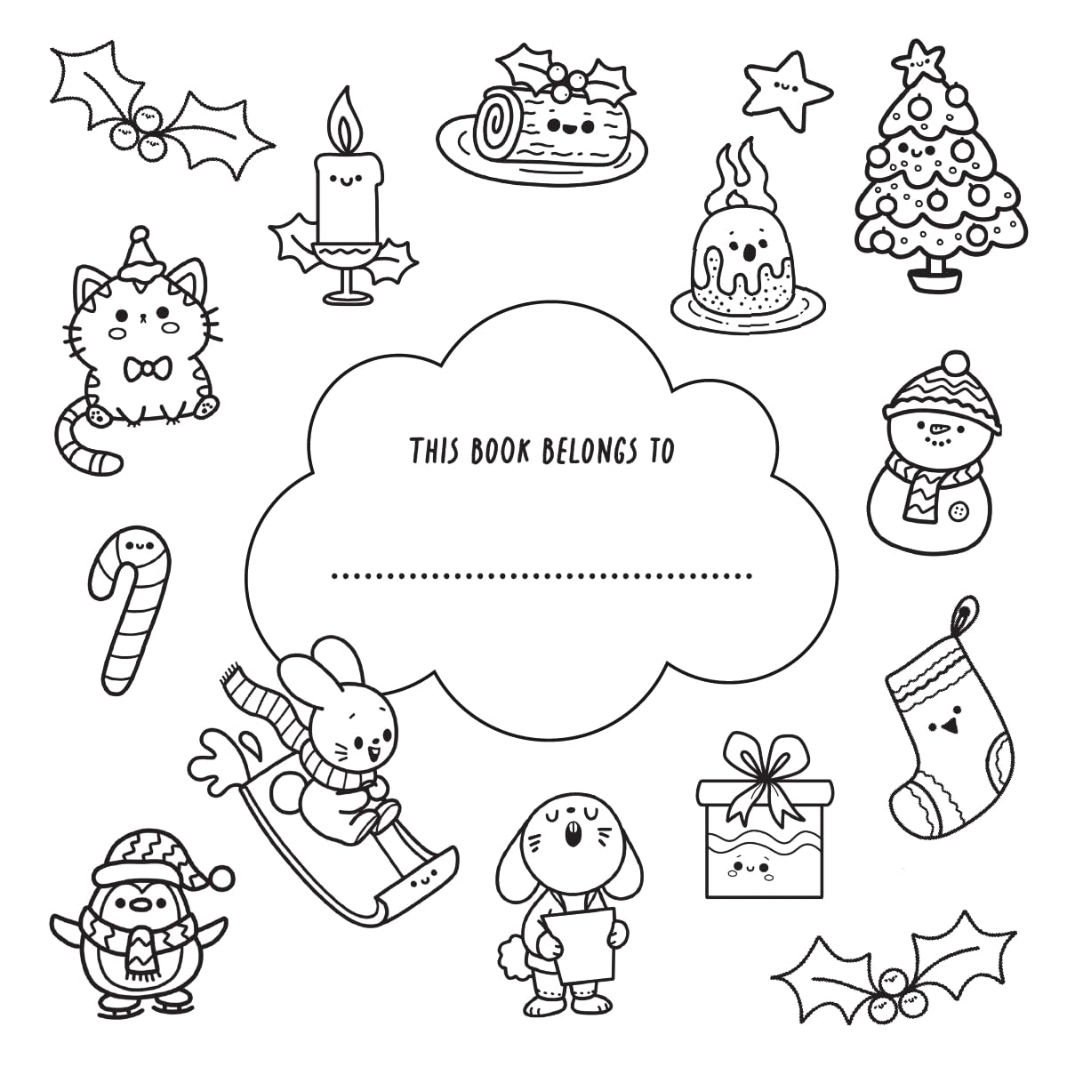 Cozy Coloring: Christmas