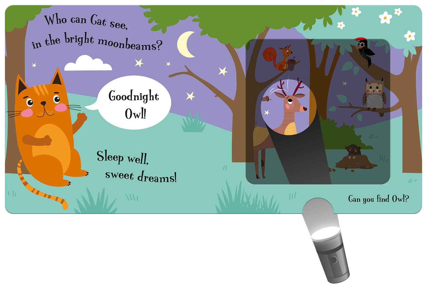 Goodnight Cat (Magic Flashlight Books)