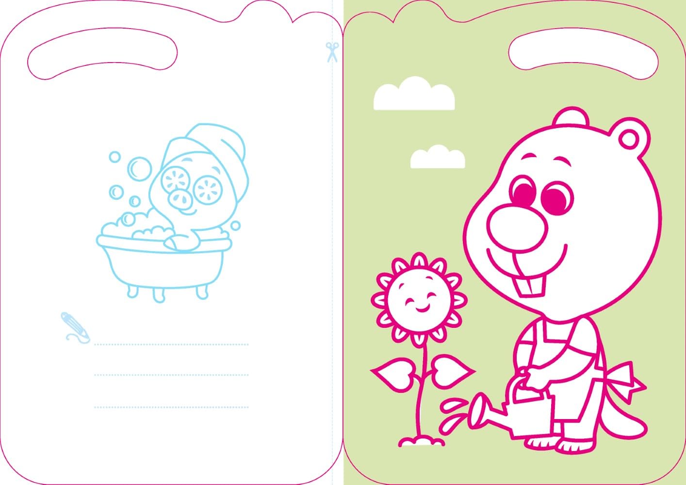 Take Along Color Inside the Lines (Owl & Friends)