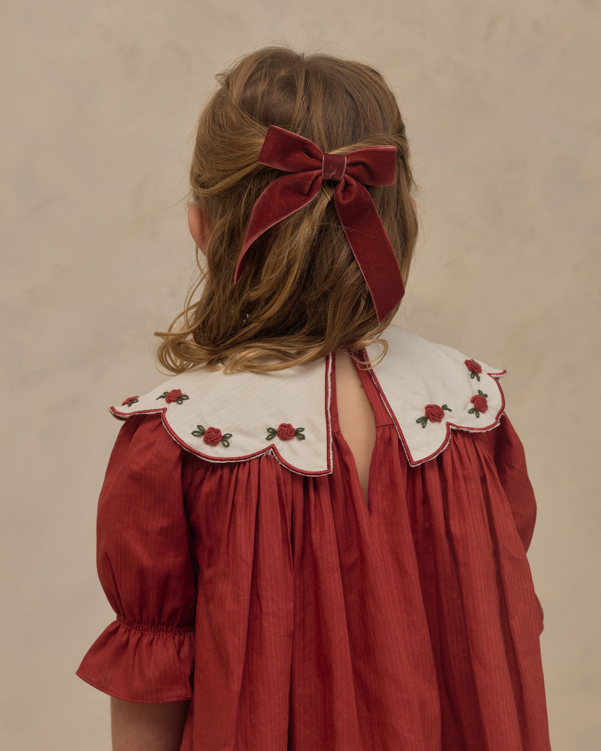 VELVET BOWS SET || GREEN, RUBY