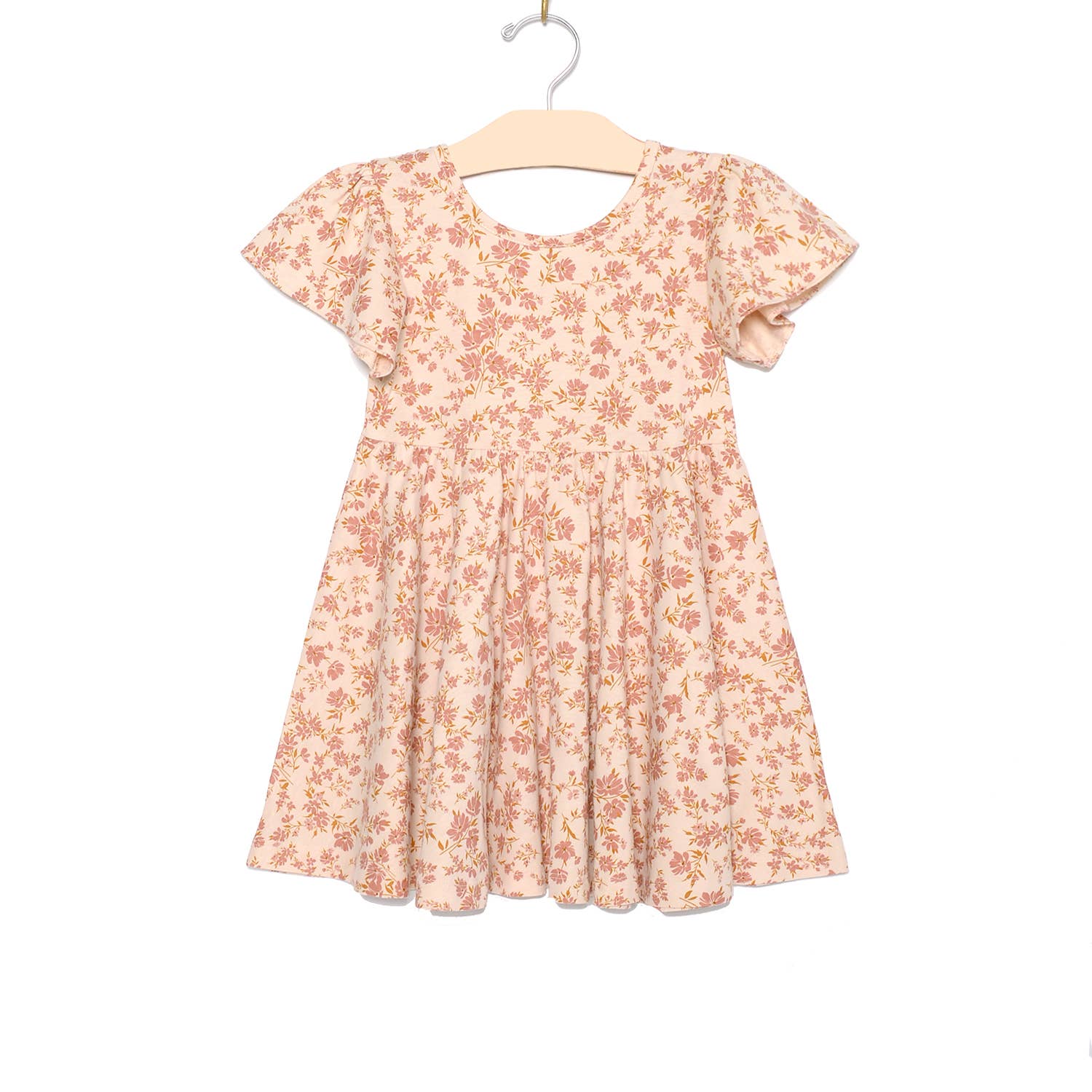 Twirl Dress || Blush Floral - LAST 2Y & 3Y