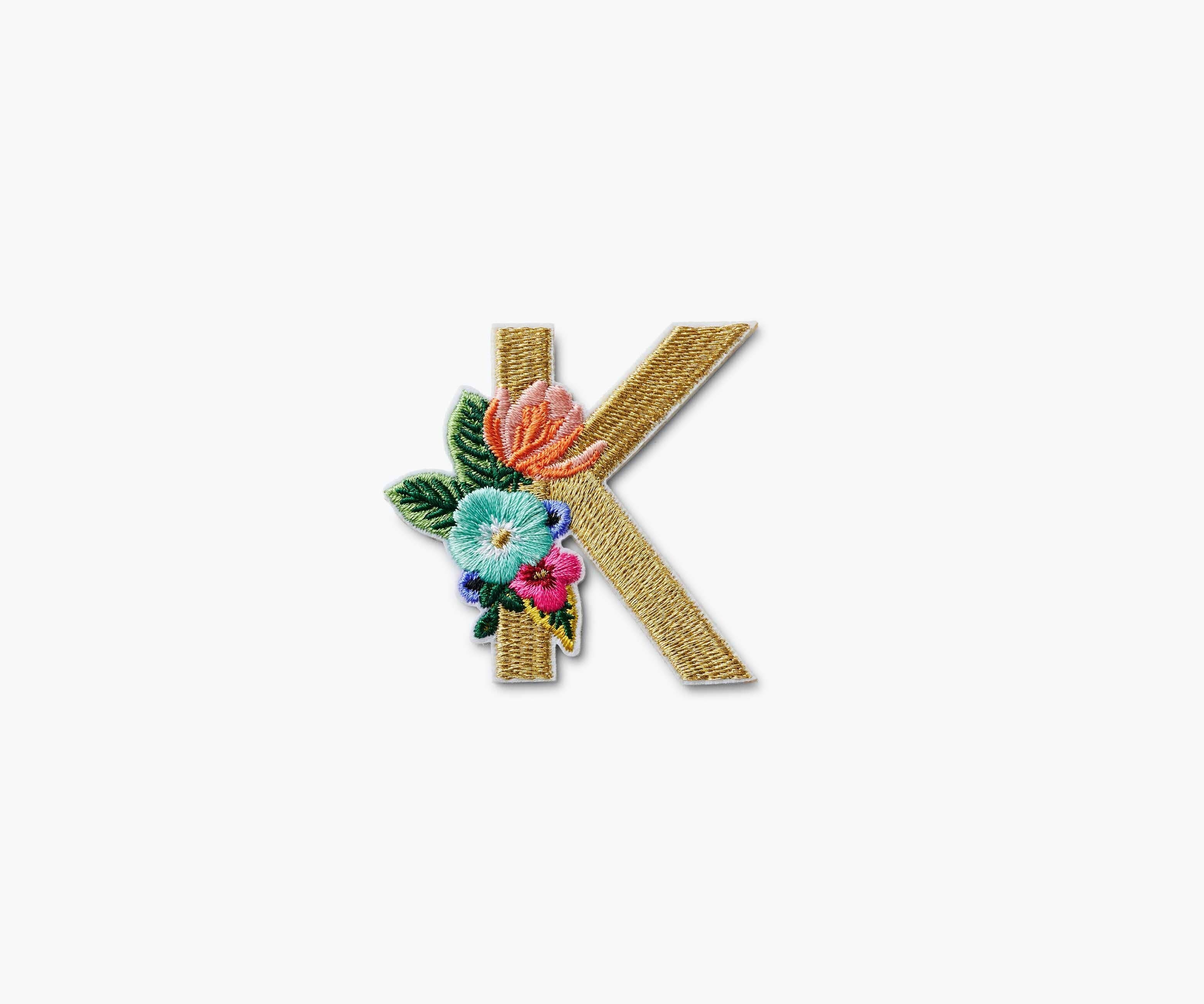 Garden Party Monogram Patch