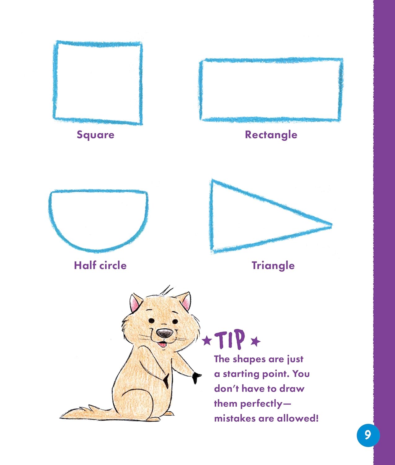 Drawing Cute Animals Shape by Shape