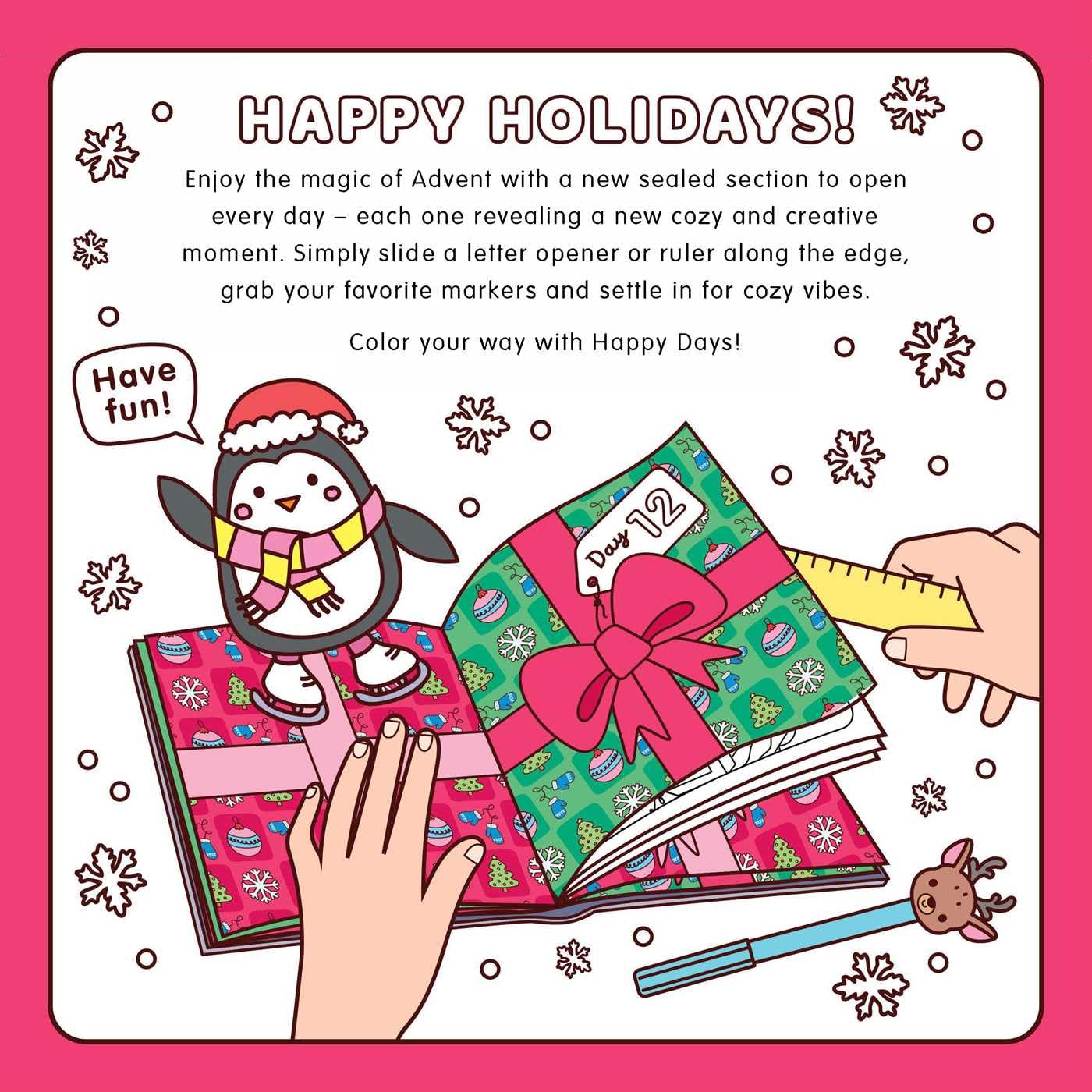 Cozy Christmas: Advent Coloring