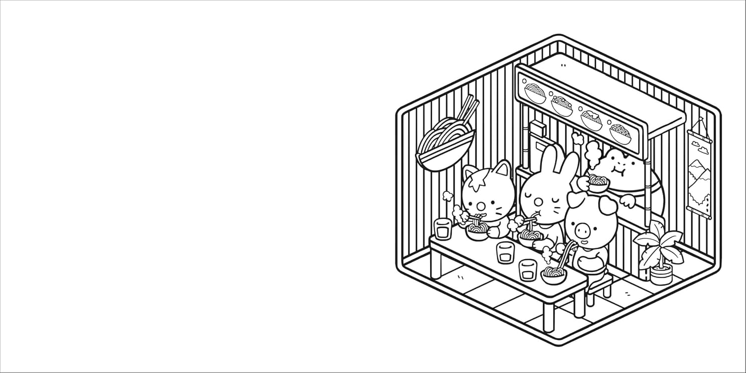 Coloring Corner: Cozy Food