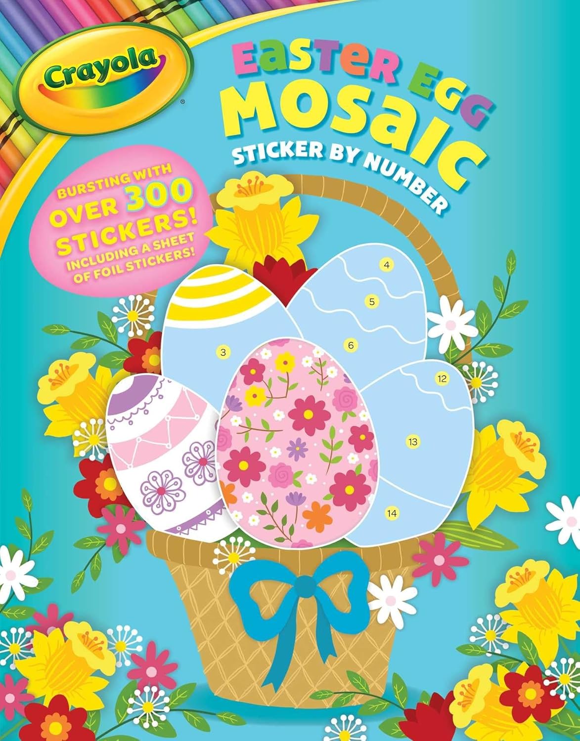 Crayola: Easter Egg Mosaic Sticker by Number