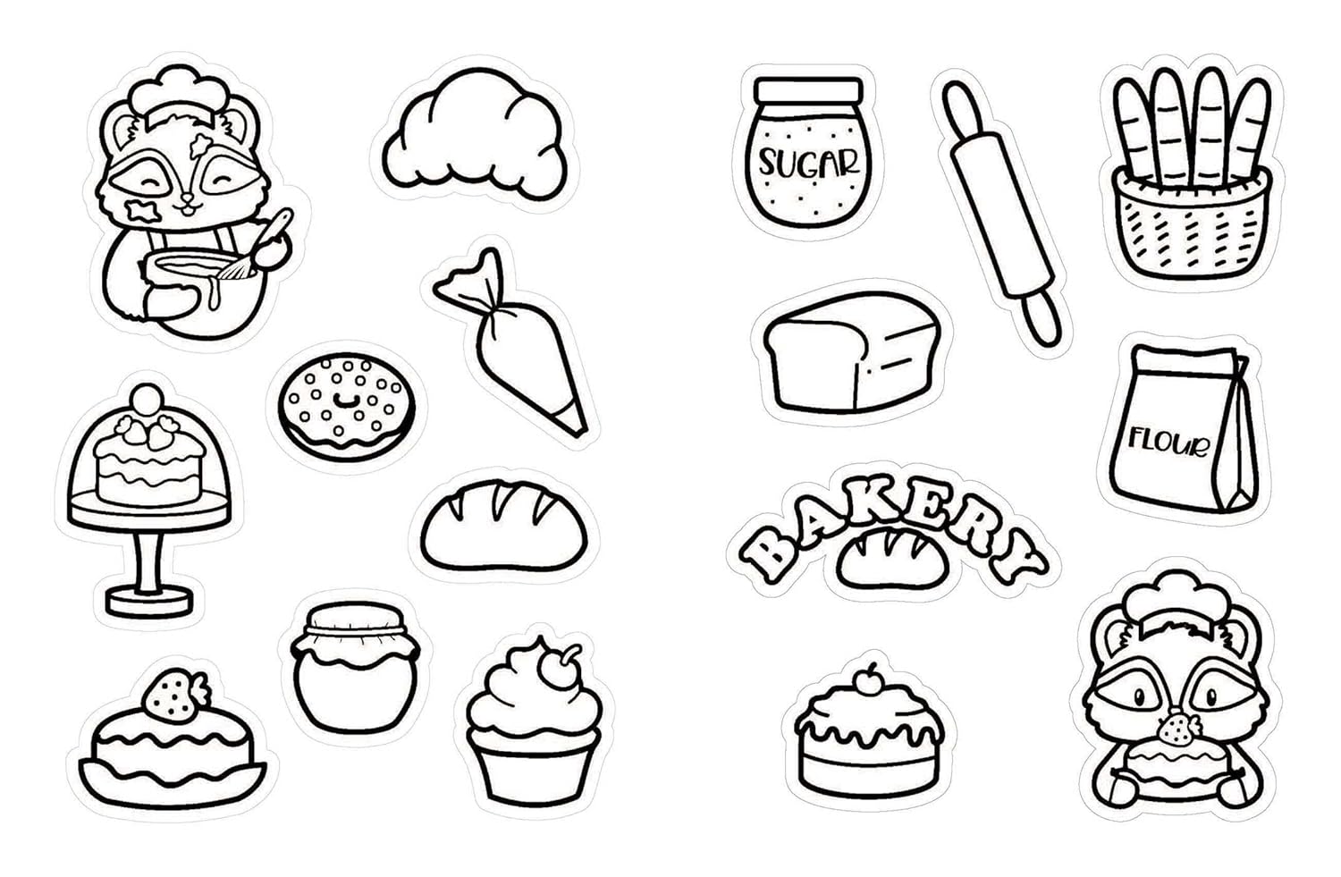 COLOR YOUR OWN STICKERS