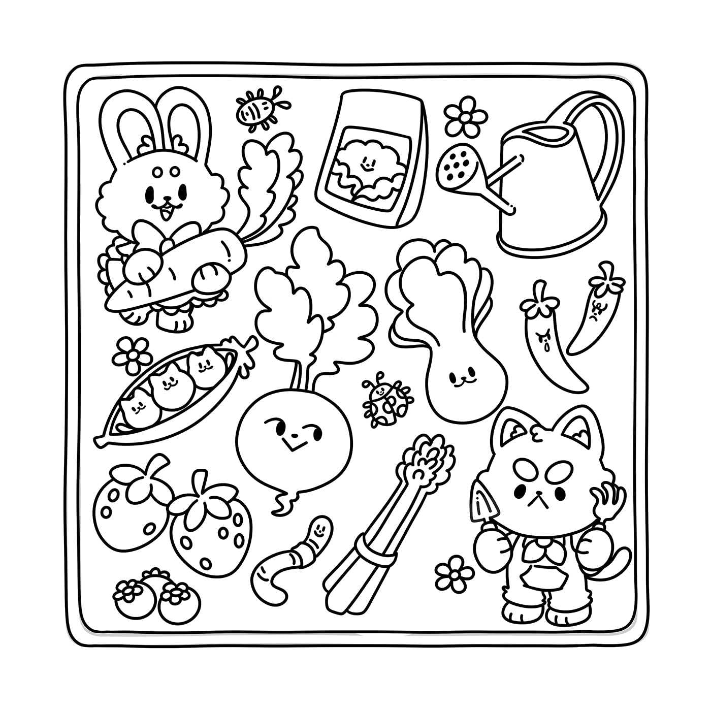 The Bumbleberry Hollows Coloring Book