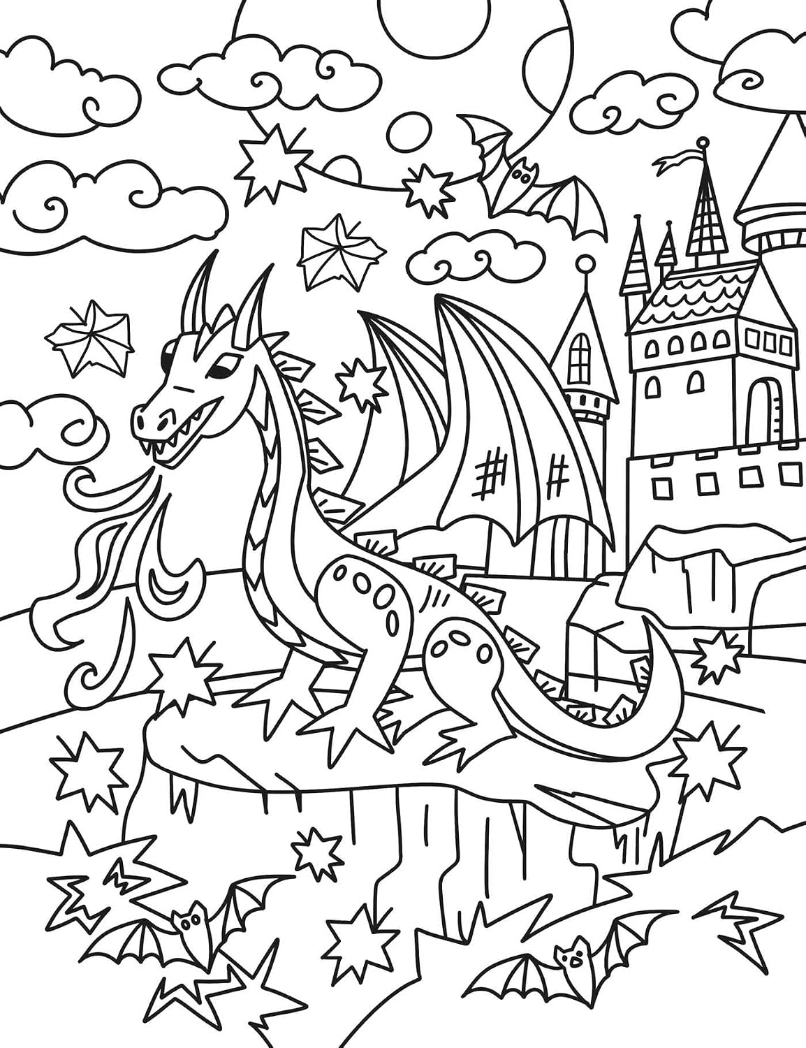 Creative Coloring: Dragons Mini-Coloring Kit