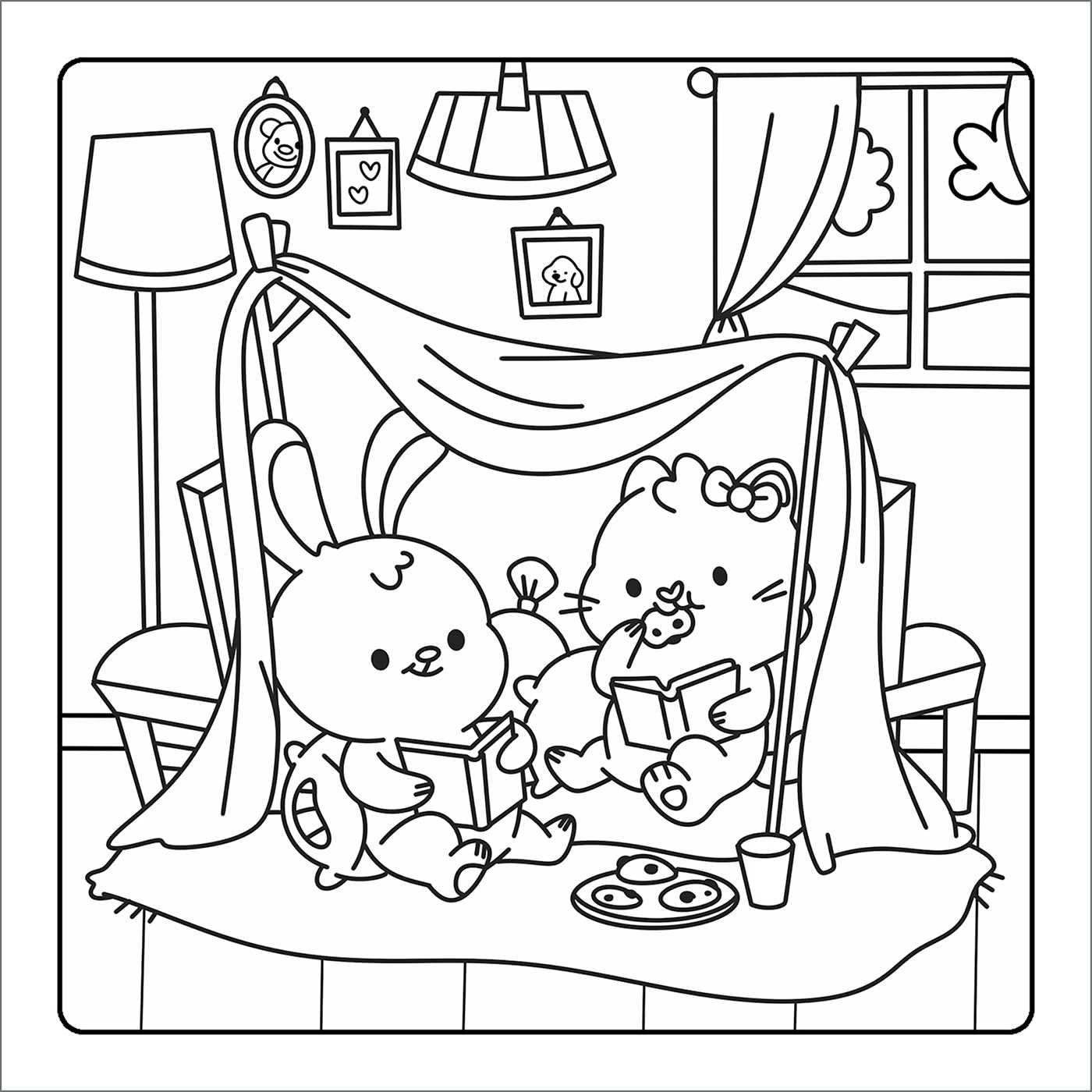Little Cuties: Cozy Coloring