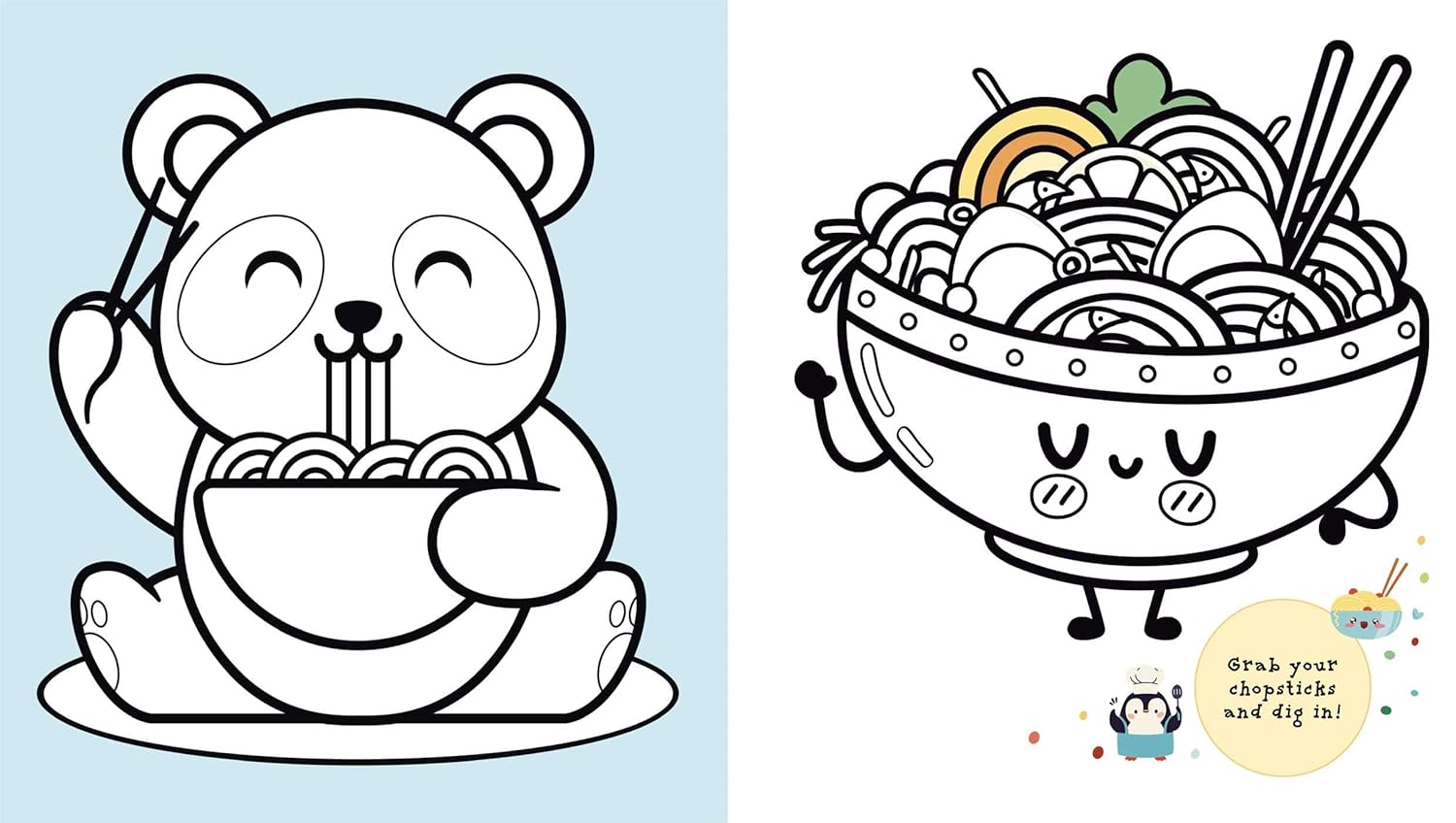 Cuties Café Coloring