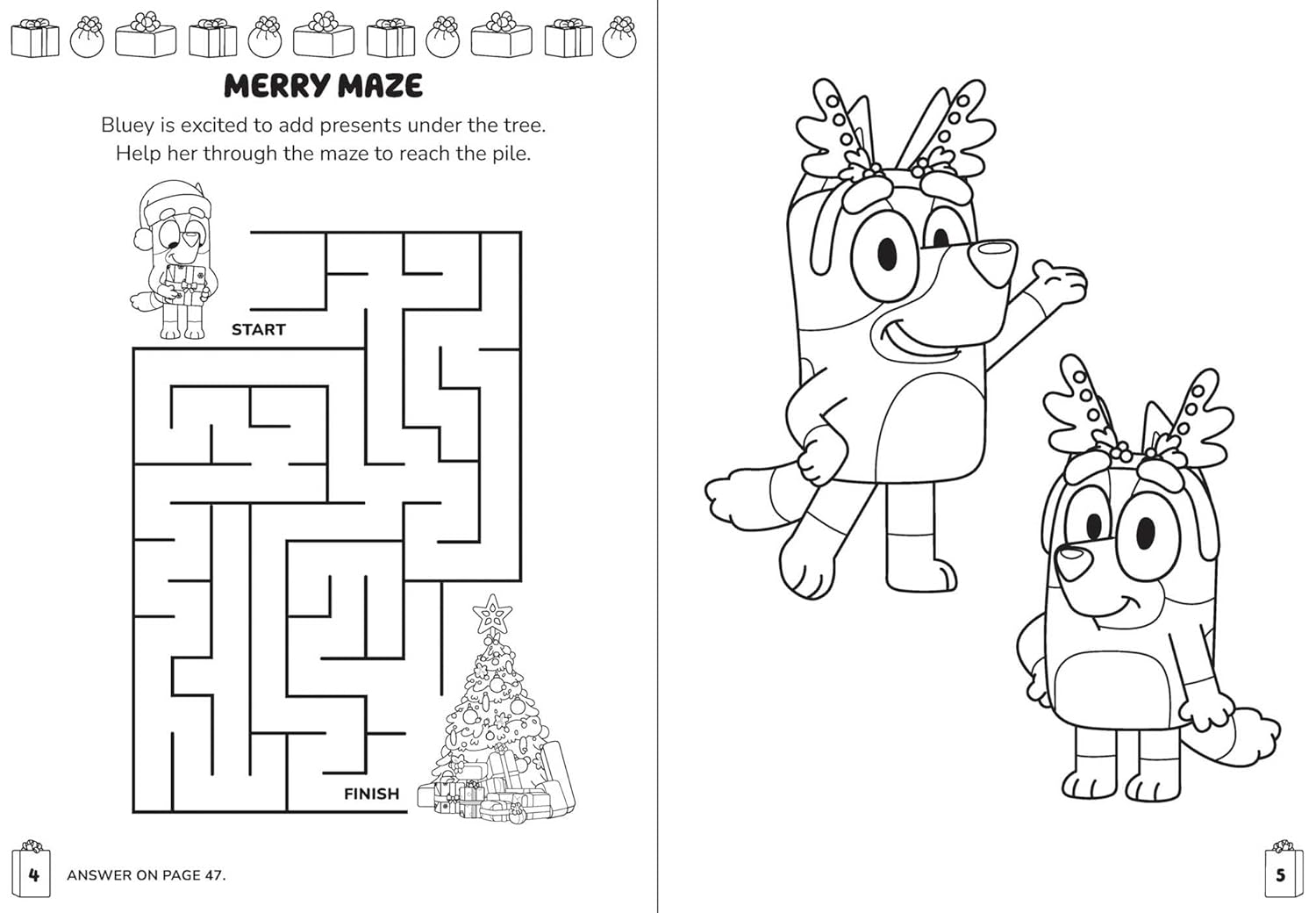 BLUEY COLORTIVITY: HOORAY CHRISTMAS!