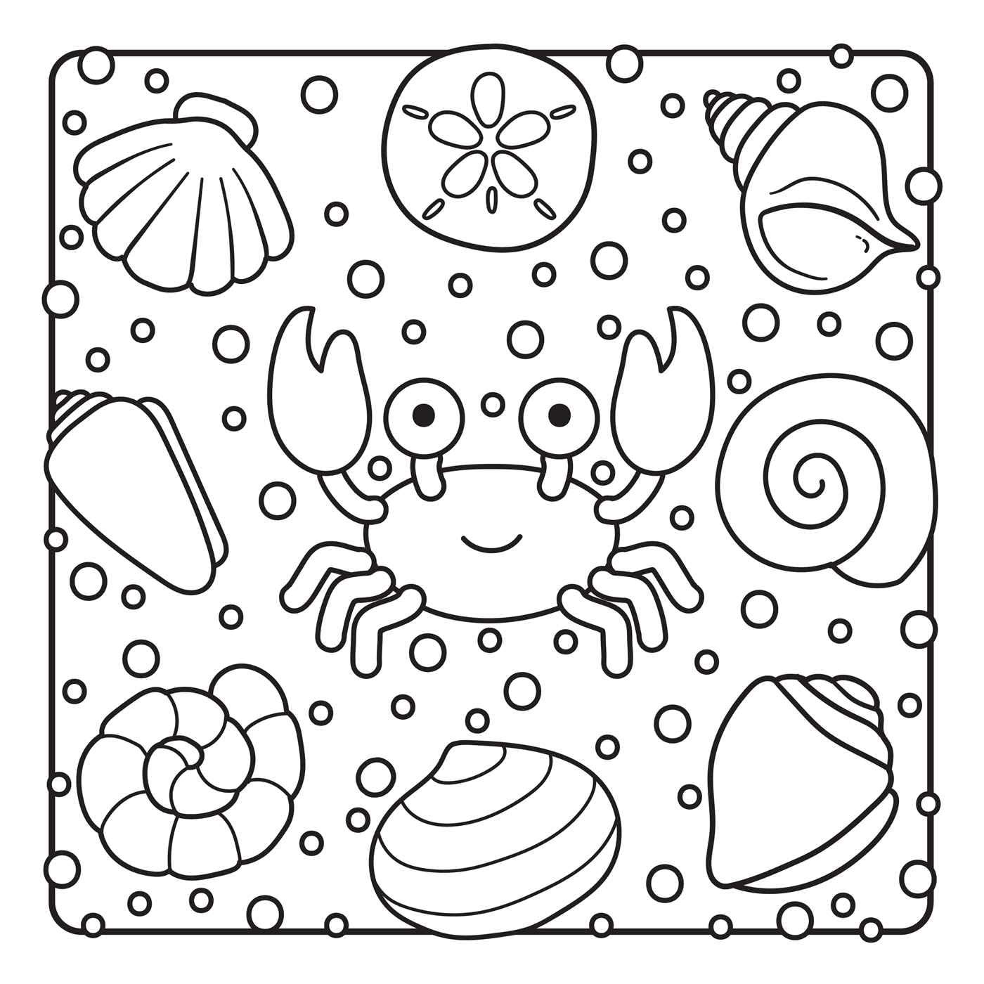 The Sunny Summer Days Coloring Book