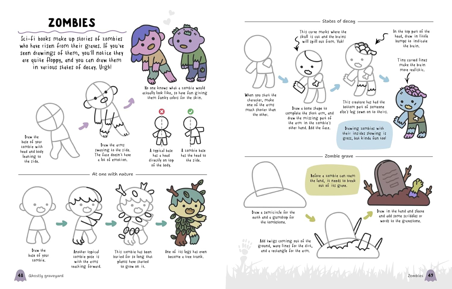 How to Draw Cute Spooky  Stuff