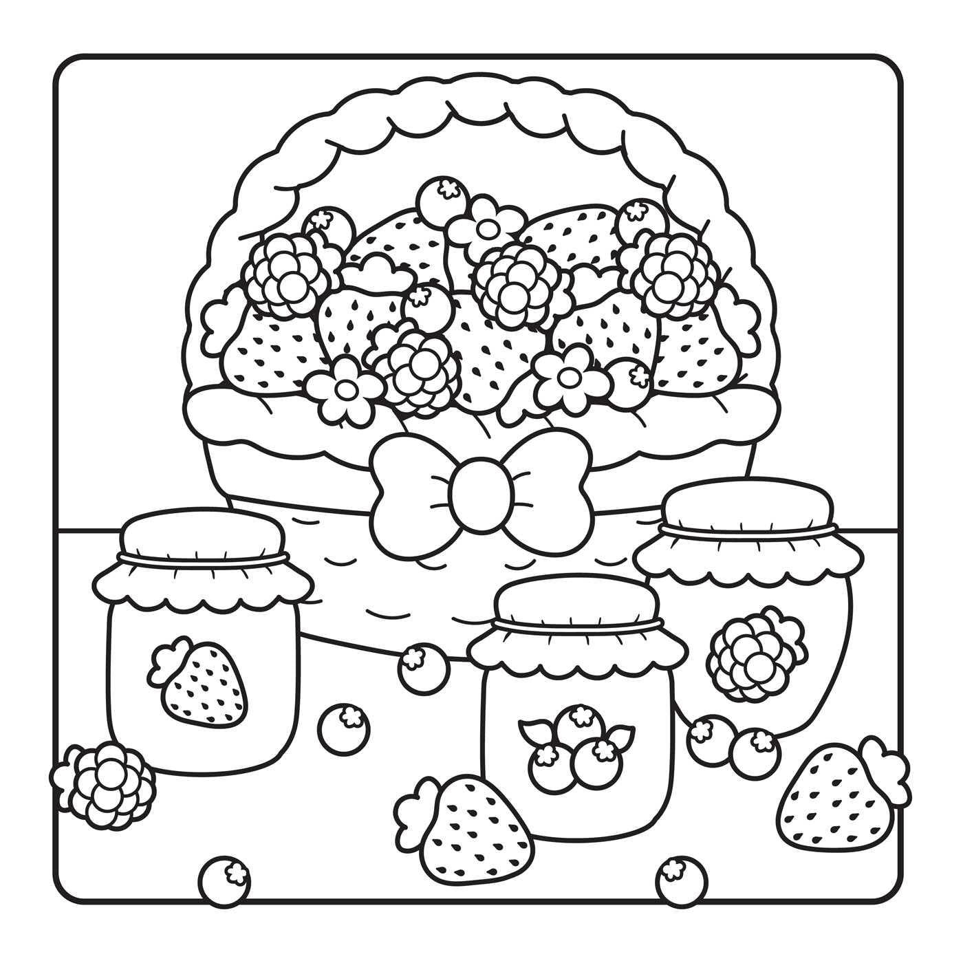 The Sunny Summer Days Coloring Book