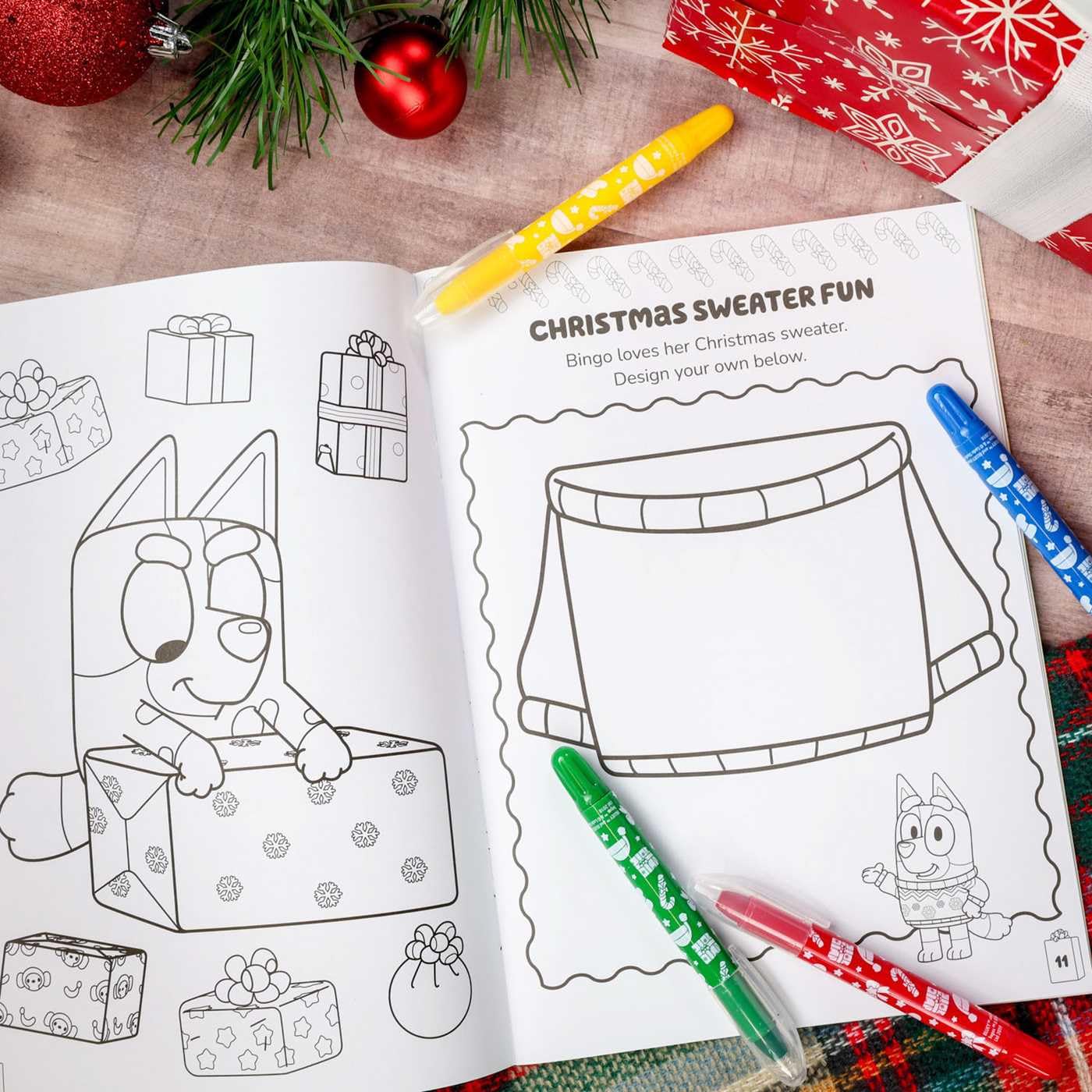 BLUEY COLORTIVITY: HOORAY CHRISTMAS!